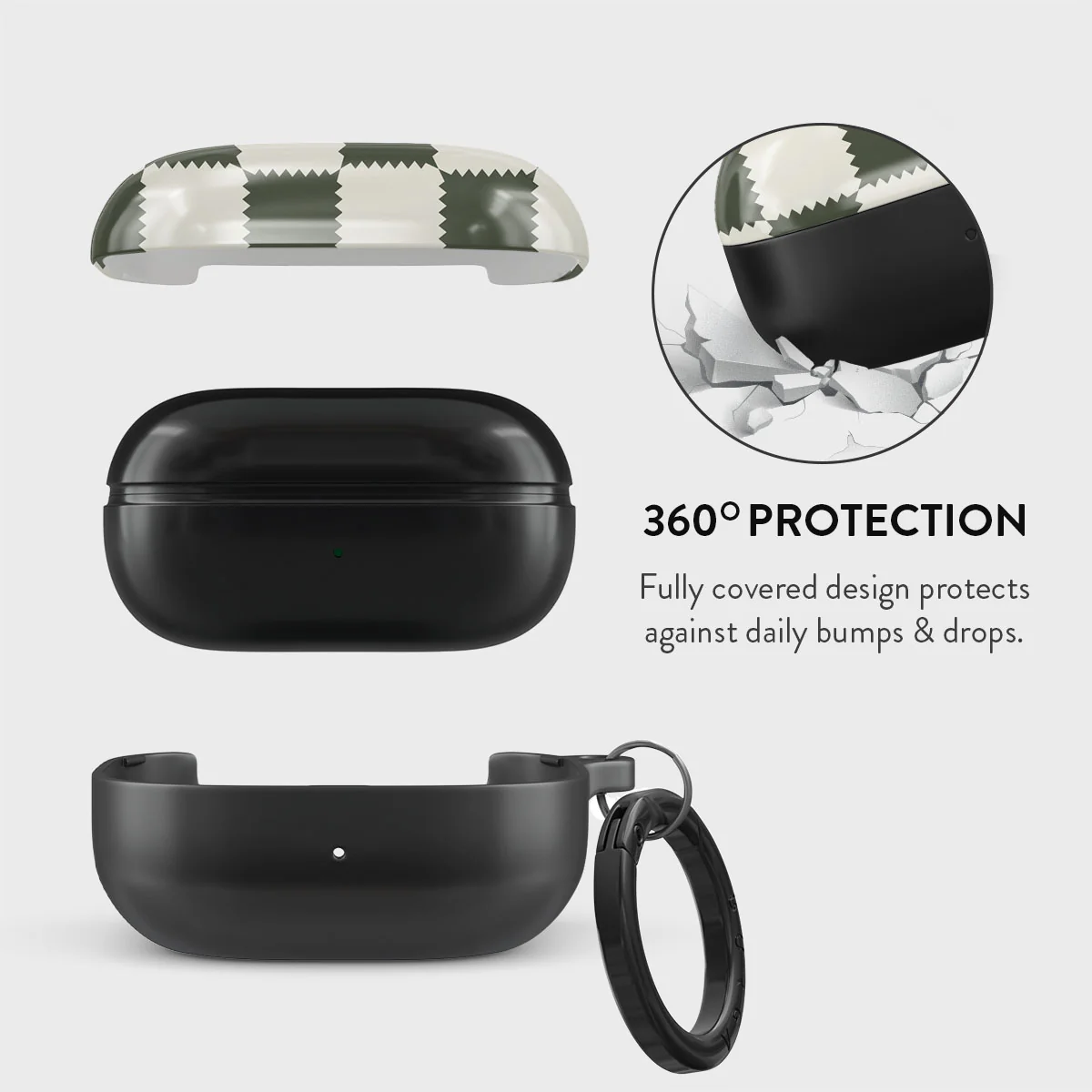 Retro Grid - Samsung Galaxy Buds Pro Case - Image 2