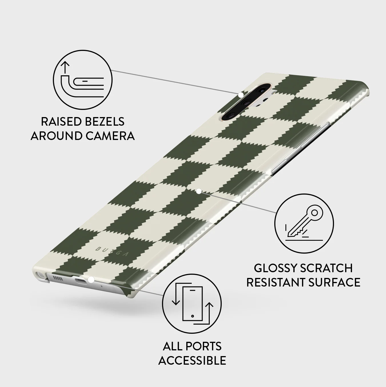 Retro Grid - Samsung Galaxy Note 10 Plus Case - Image 3