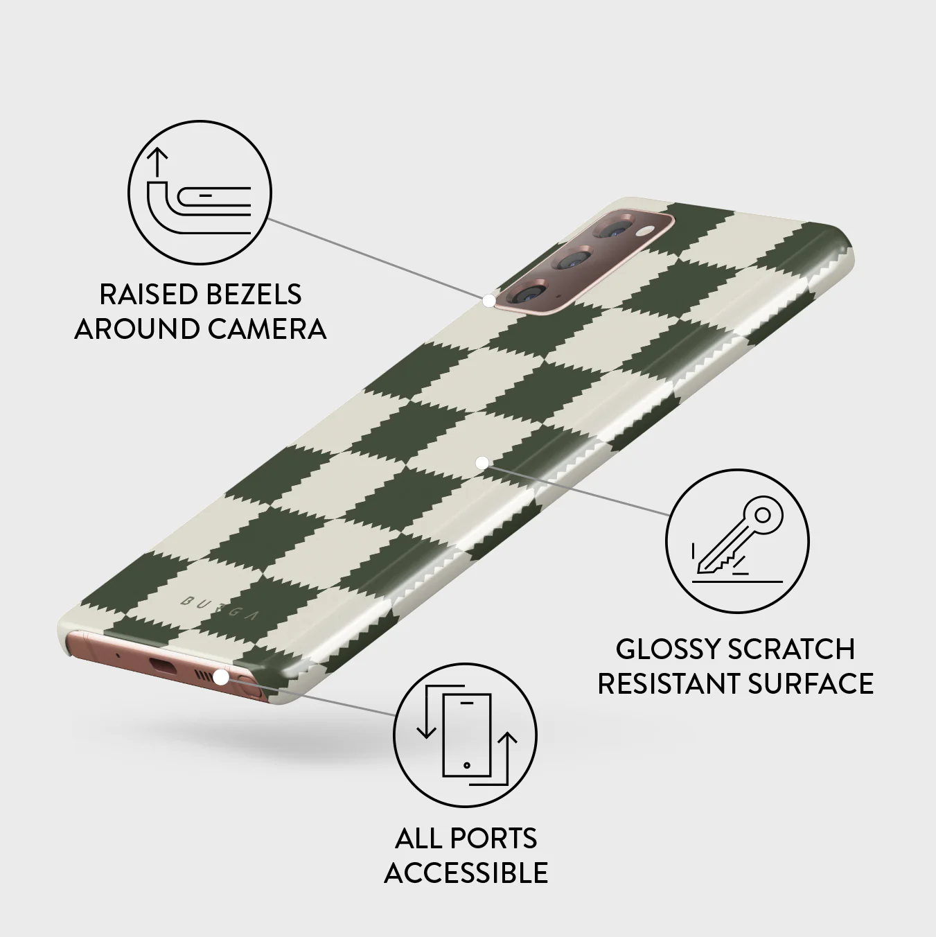 Retro Grid - Samsung Galaxy Note 20 4G / 5G Case - Image 3