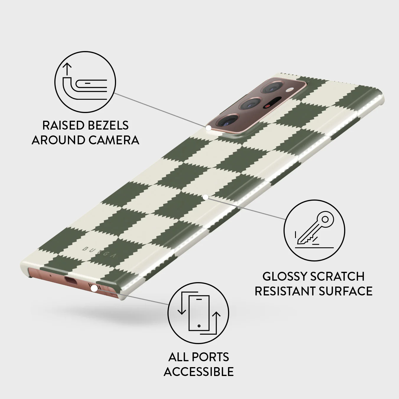 Retro Grid - Samsung Galaxy Note 20 Ultra 4G / 5G Case - Image 3