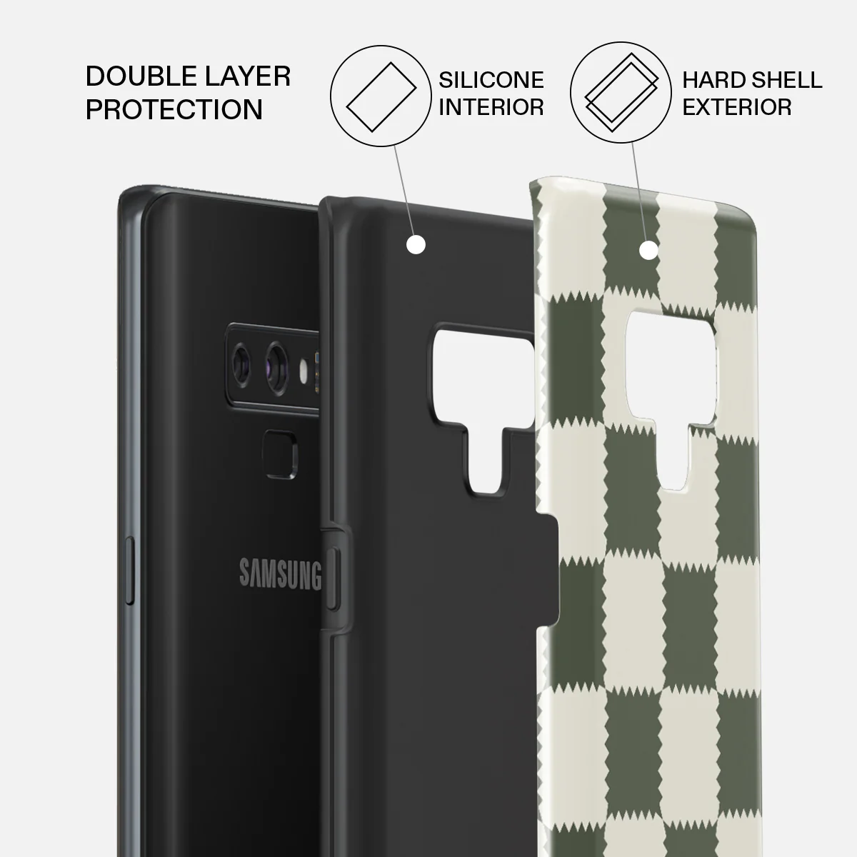 Retro Grid - Samsung Galaxy Note 9 Case - Image 6