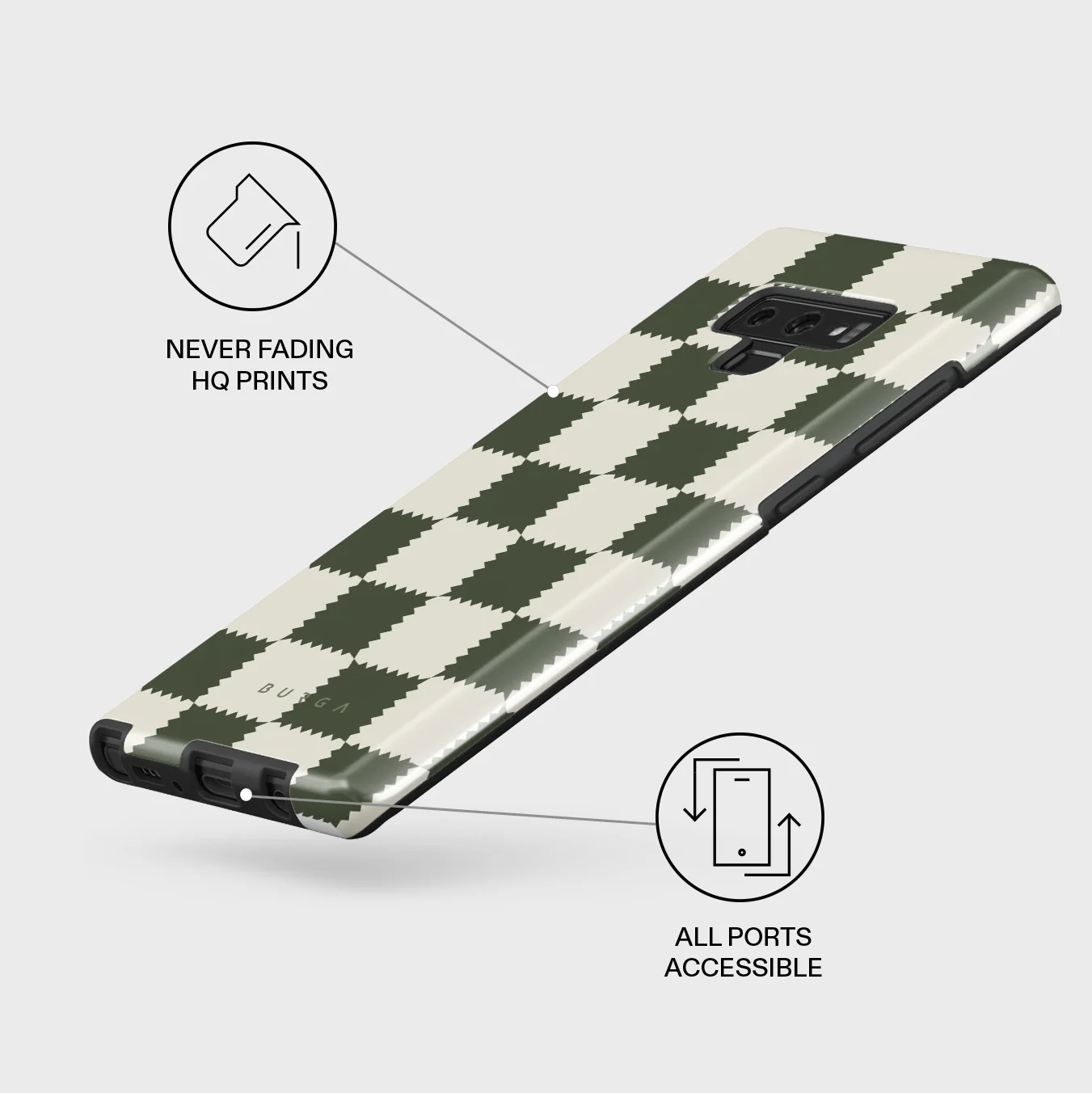 Retro Grid - Samsung Galaxy Note 9 Case - Image 7