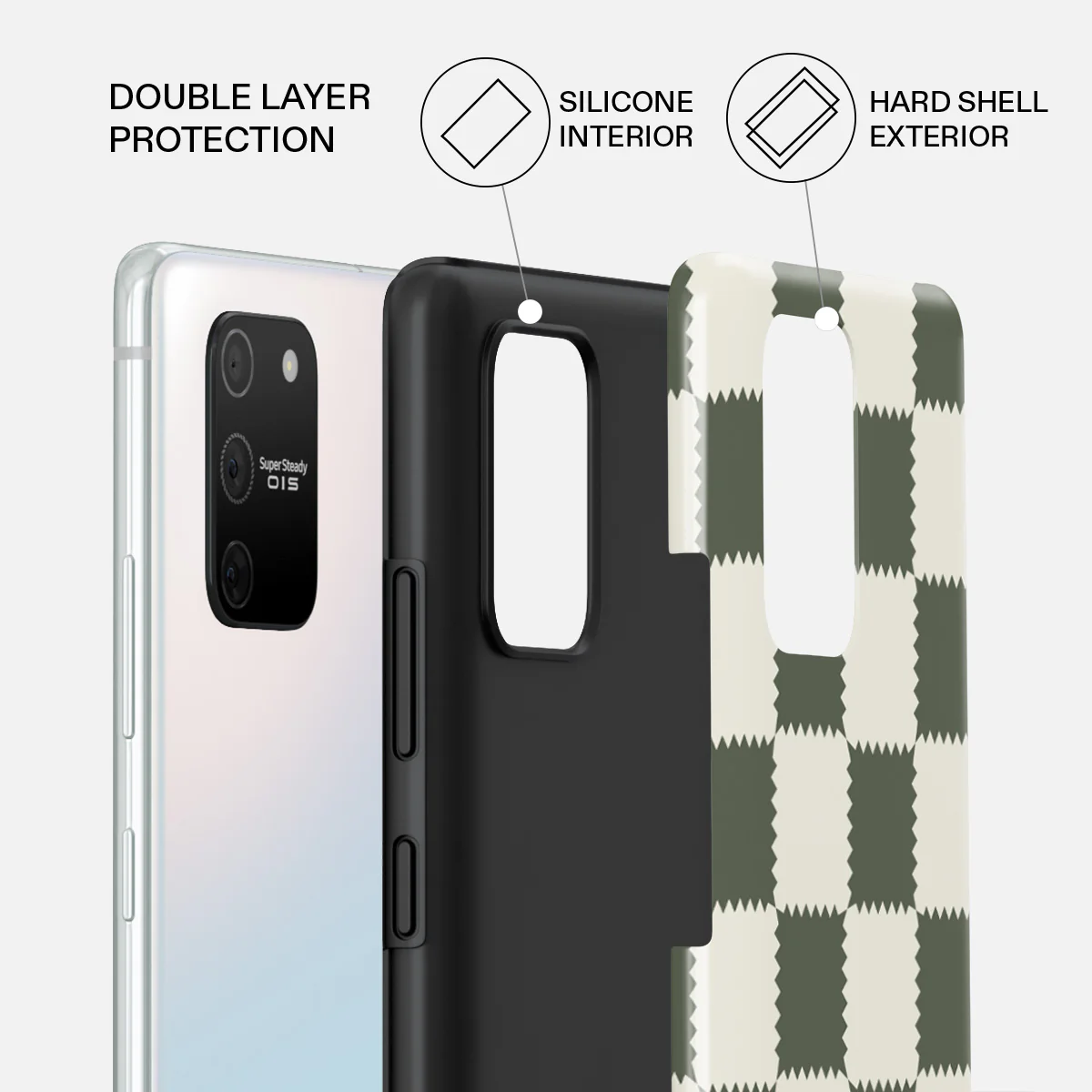 Retro Grid - Samsung Galaxy S10 Lite Case - Image 2