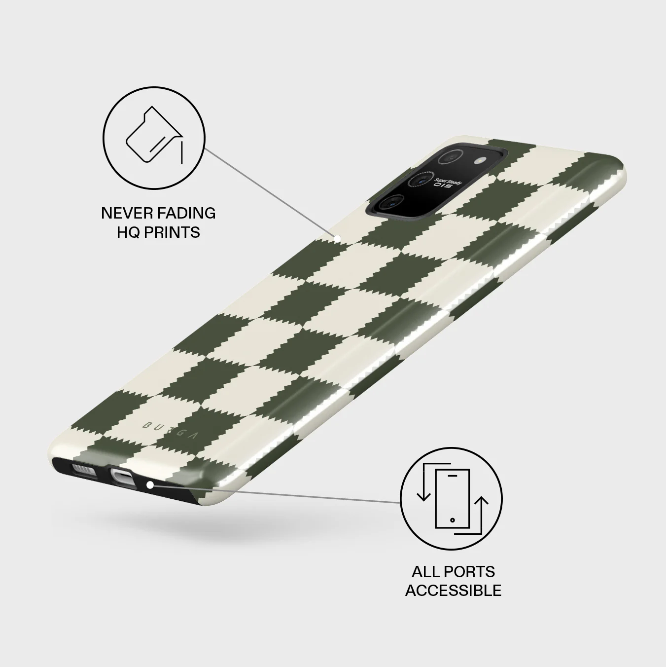 Retro Grid - Samsung Galaxy S10 Lite Case - Image 3