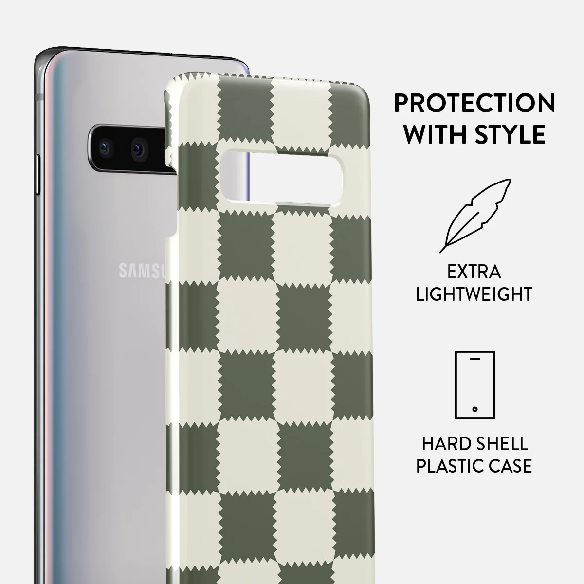 Retro Grid - Samsung Galaxy S10 Plus Case - Image 2