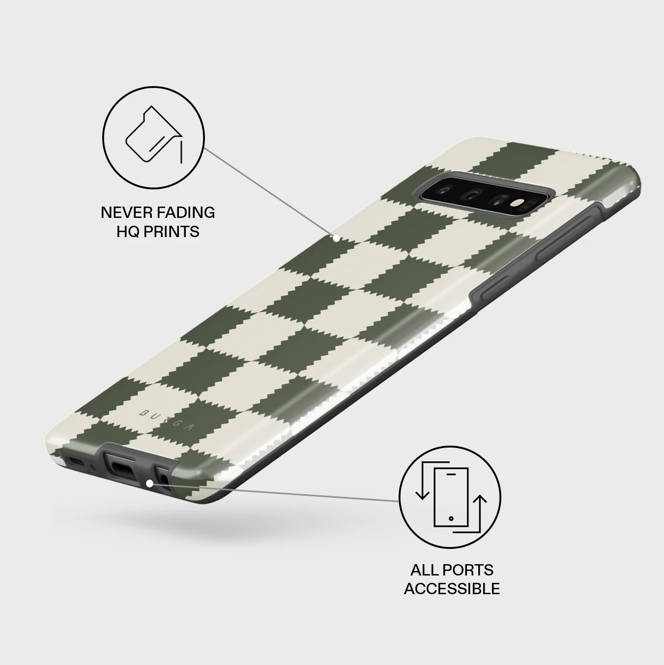 Retro Grid - Samsung Galaxy S10 Plus Case - Image 7