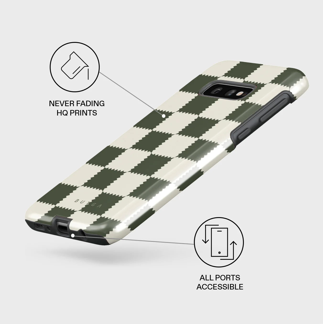 Retro Grid - Samsung Galaxy S10E Case - Image 3