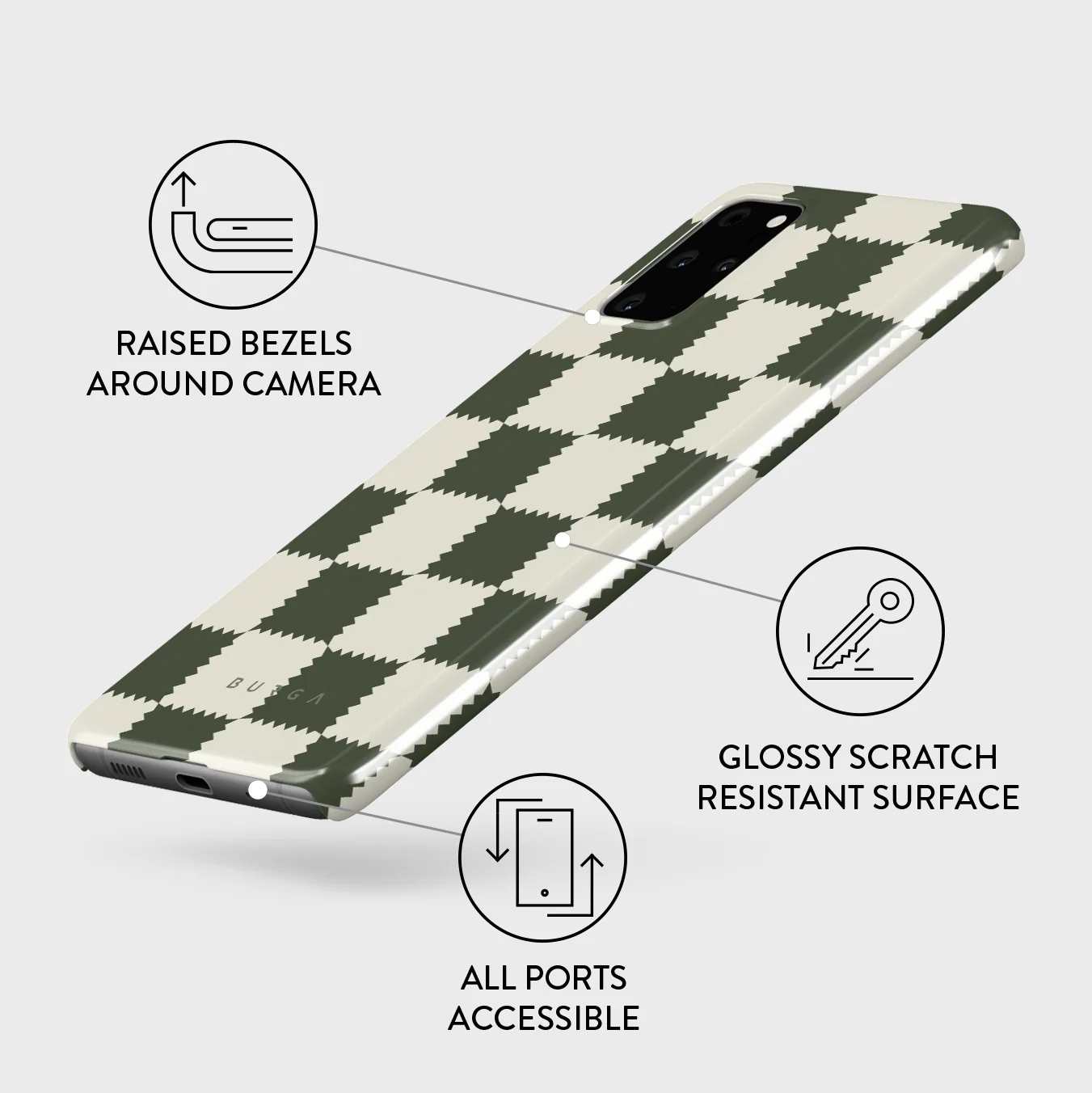Retro Grid - Samsung Galaxy S20 Plus 4G / 5G Case - Image 3
