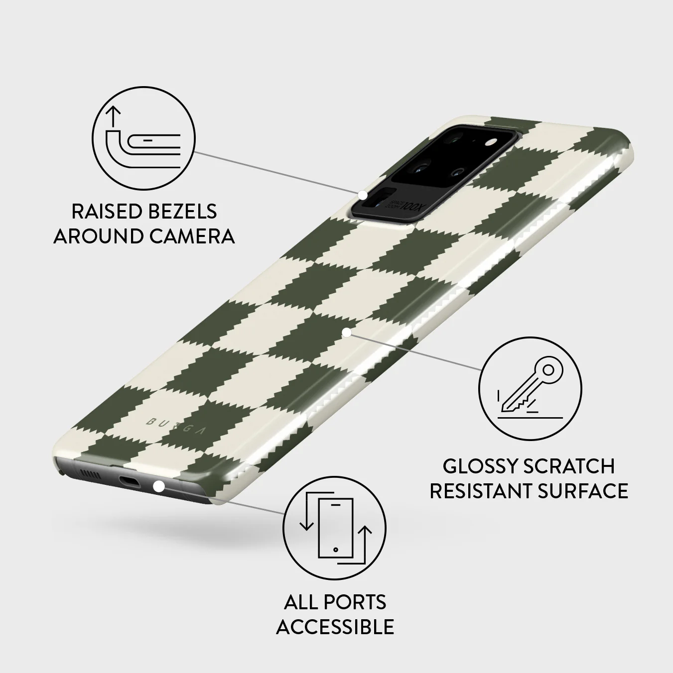Retro Grid - Samsung Galaxy S20 Ultra 4G / 5G Case - Image 3