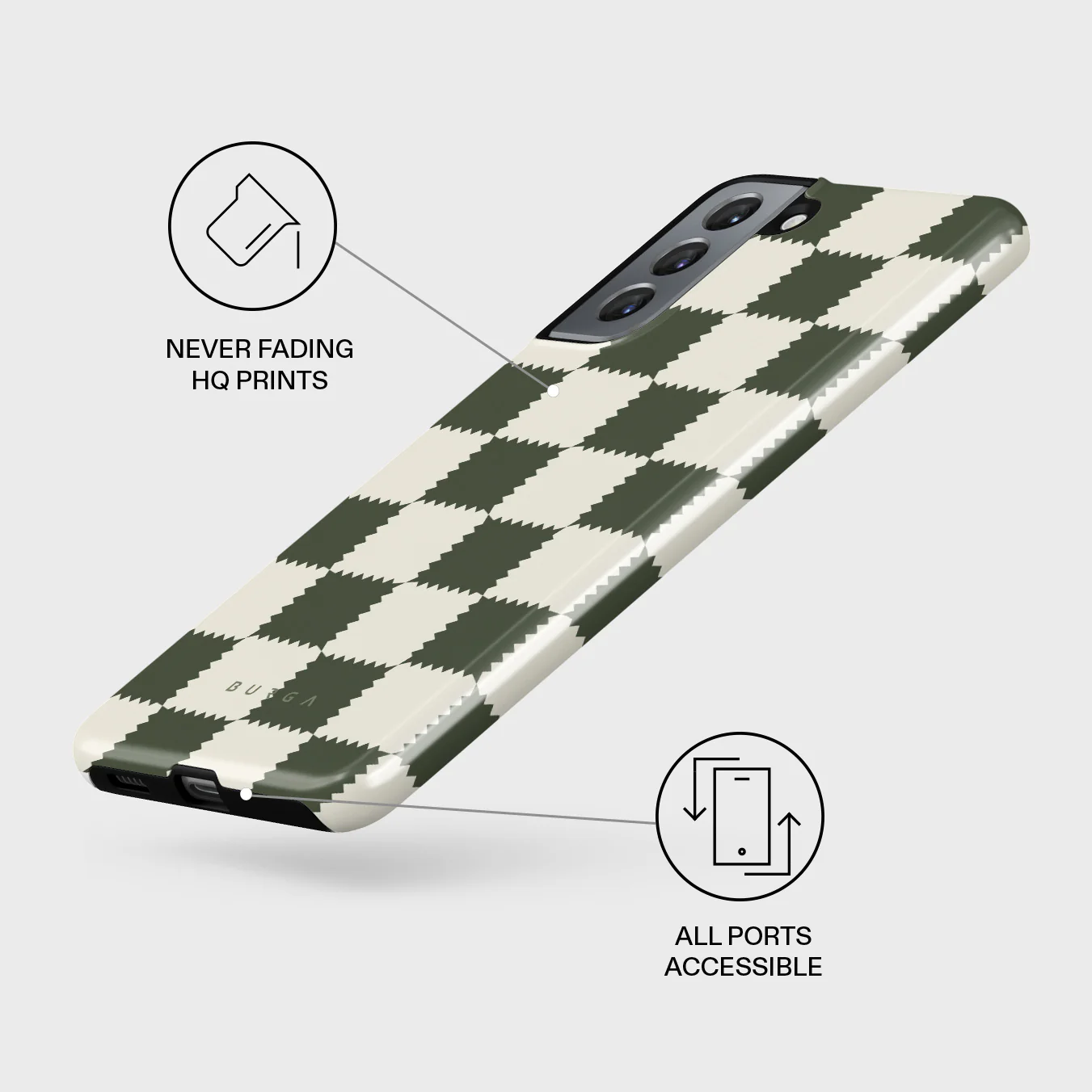 Retro Grid - Samsung Galaxy S21 Case - Image 3