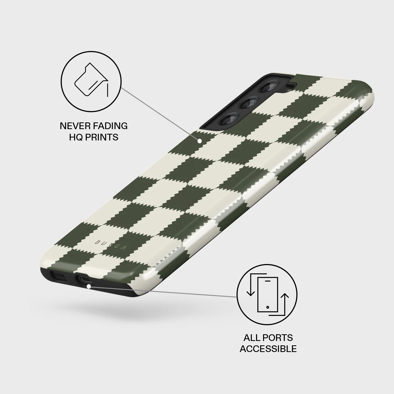 Retro Grid - Samsung Galaxy S21 FE Case - Image 3