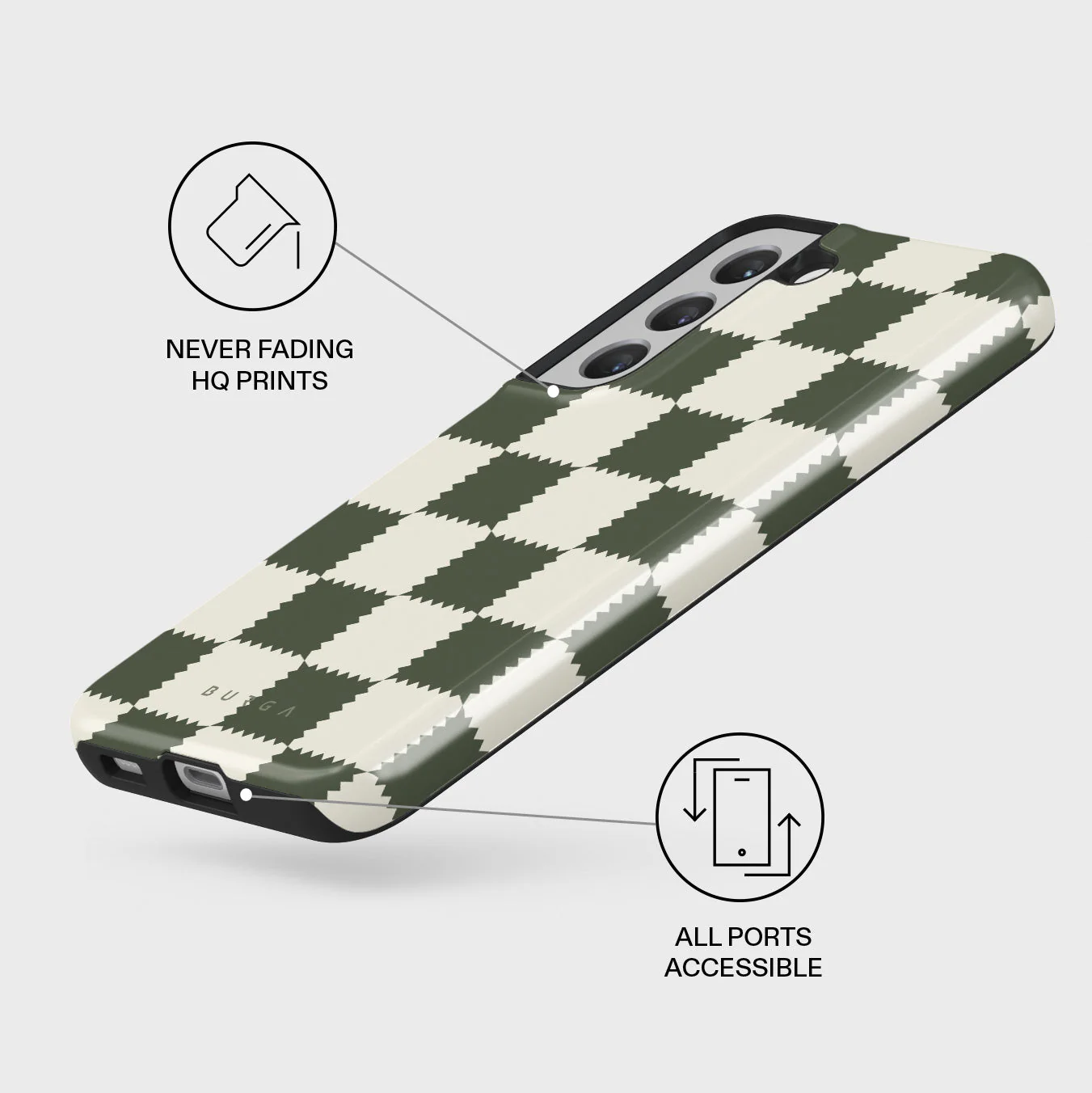 Retro Grid - Samsung Galaxy S22 Plus Case - Image 3