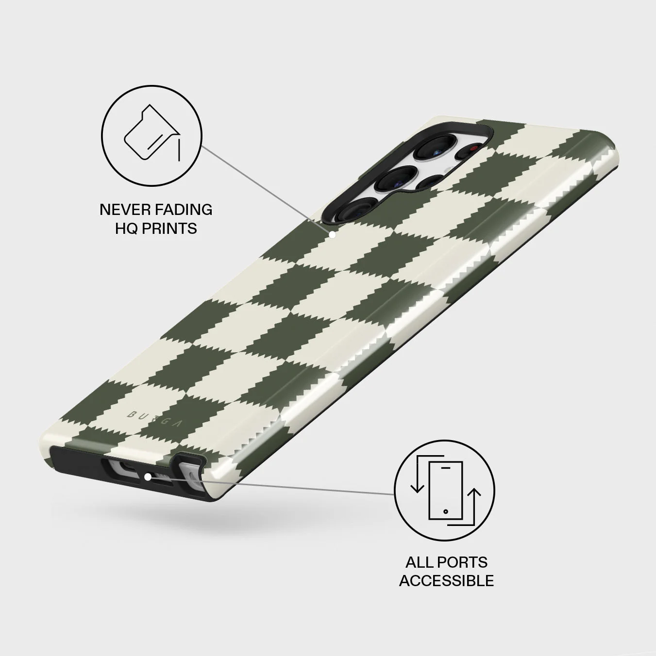 Retro Grid - Samsung Galaxy S22 Ultra Case - Image 3