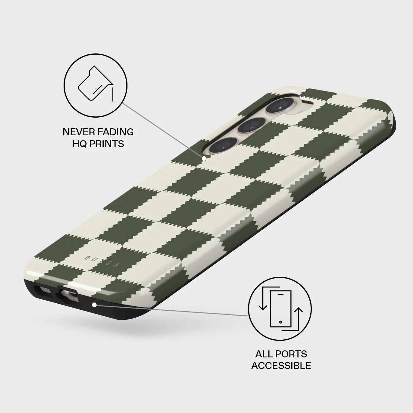 Retro Grid - Samsung Galaxy S23 Case - Image 3