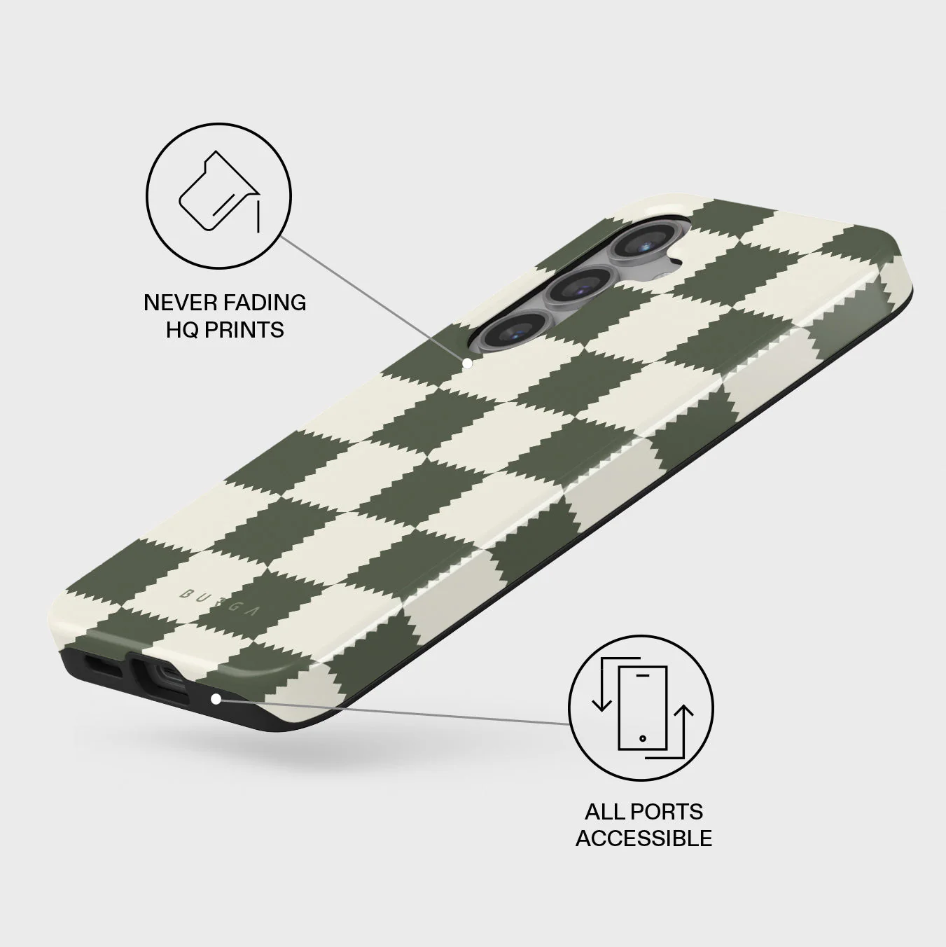 Retro Grid - Samsung Galaxy S24 Case - Image 3