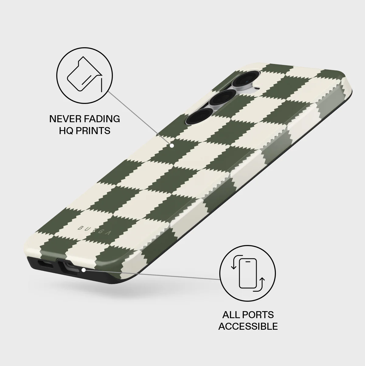Retro Grid - Samsung Galaxy S25 FE Case - Image 3