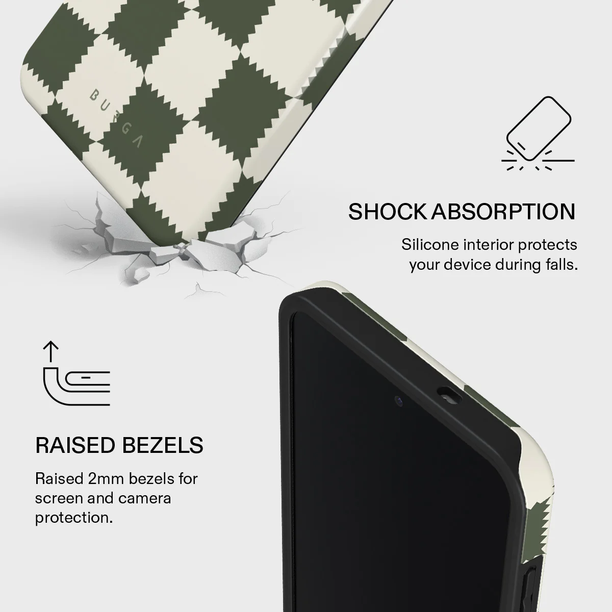 Retro Grid - Samsung Galaxy S25 FE Case - Image 4