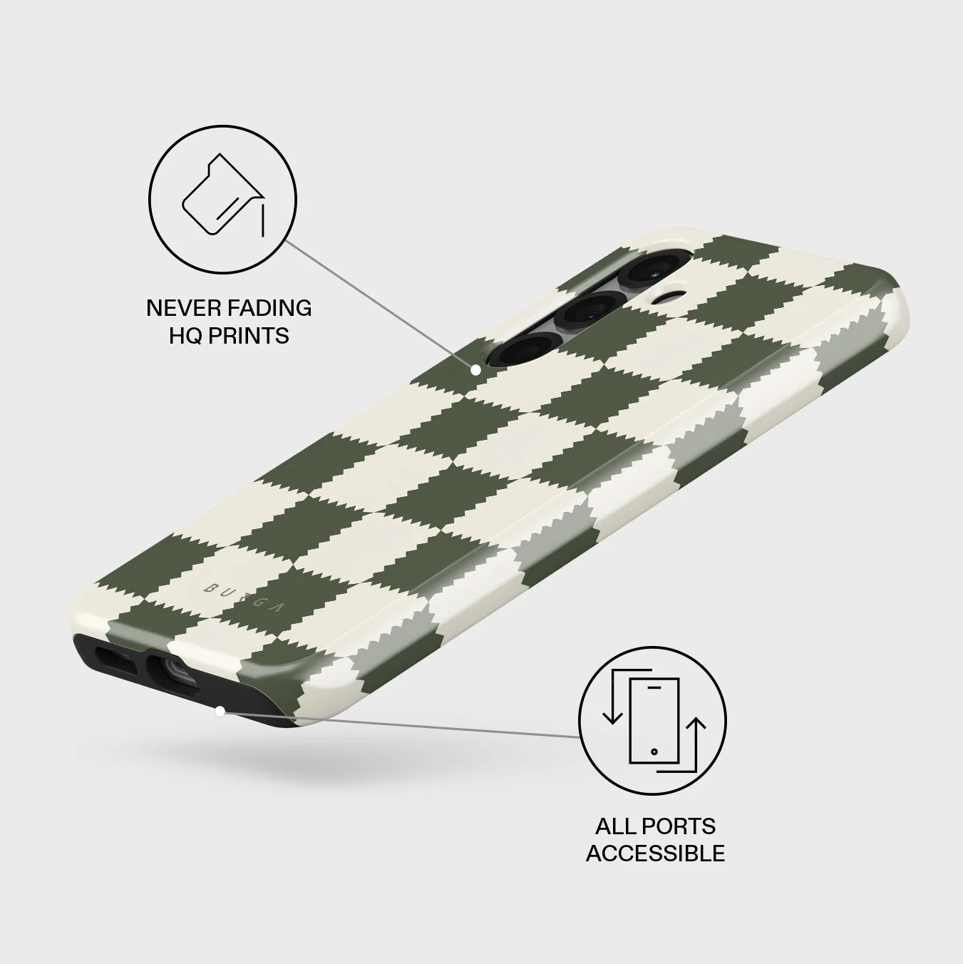 Retro Grid - Samsung Galaxy S25 Plus Case - Image 3