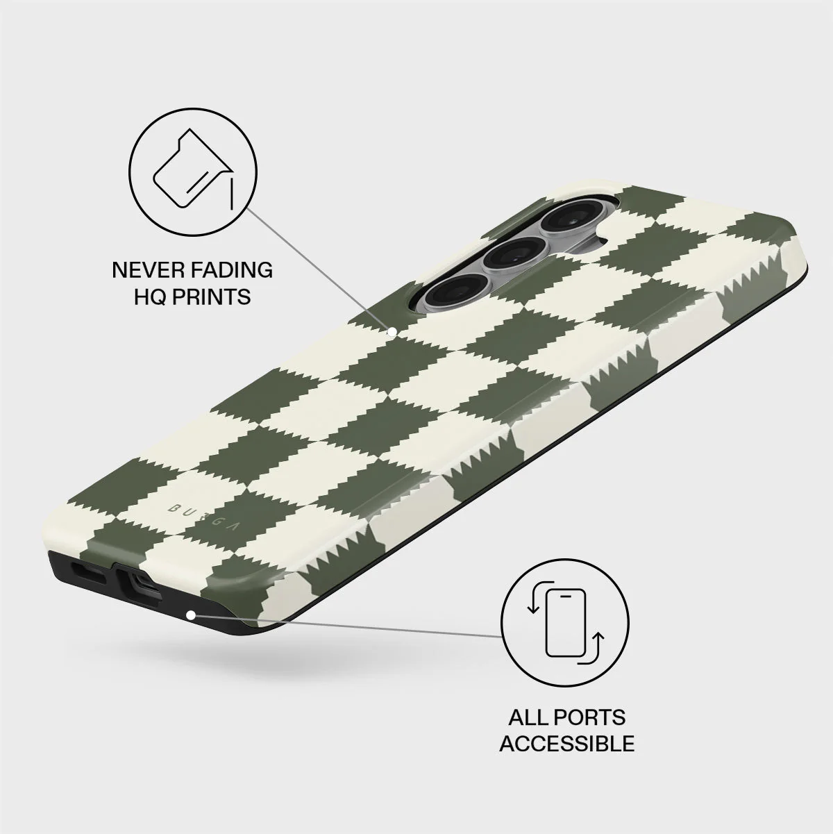 Retro Grid - Samsung Galaxy S26 Case - Image 3