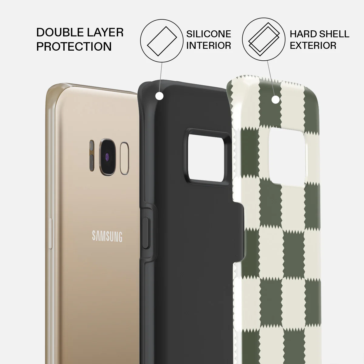 Retro Grid - Samsung Galaxy S8 Case - Image 6