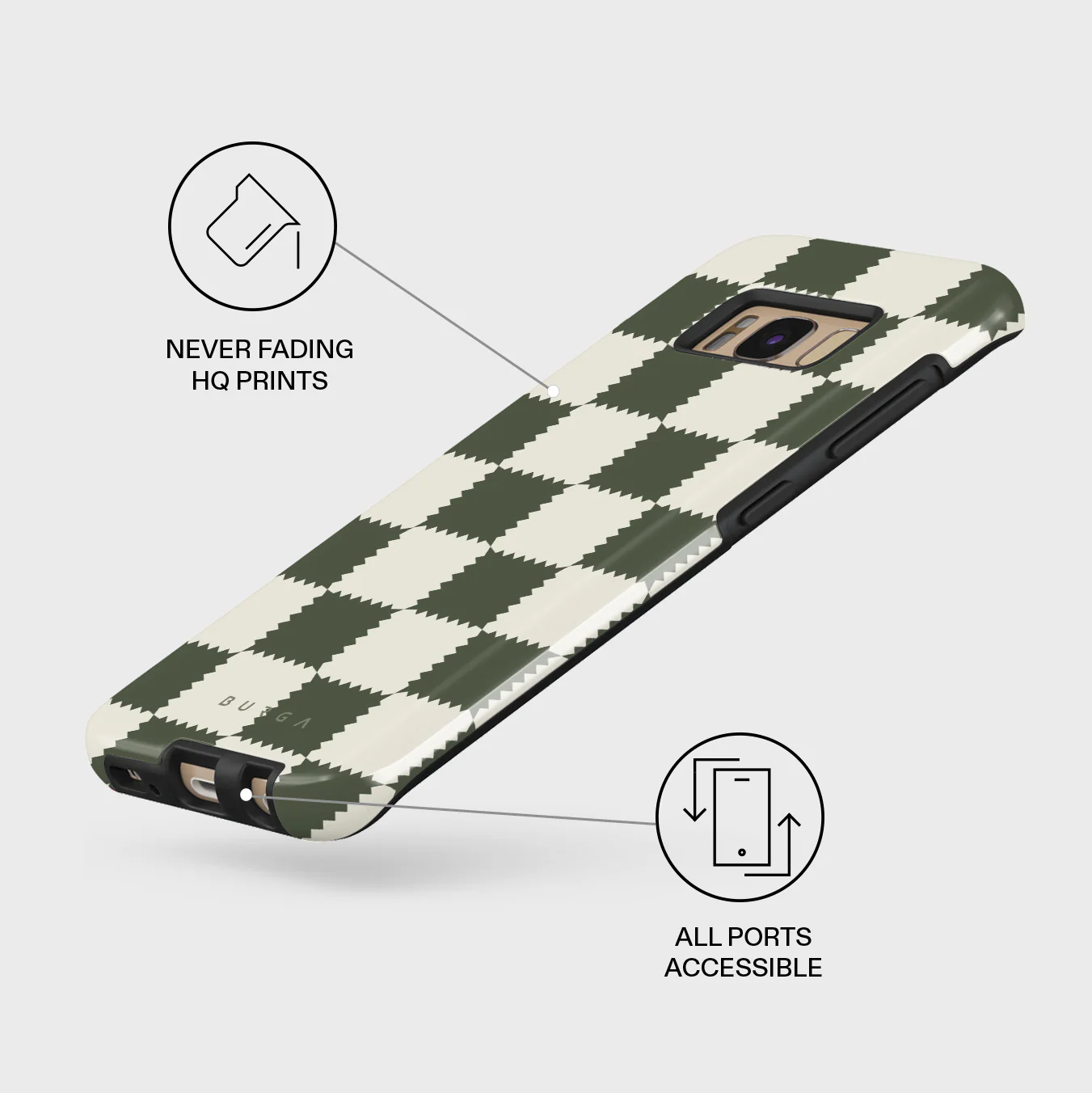 Retro Grid - Samsung Galaxy S8 Case - Image 7
