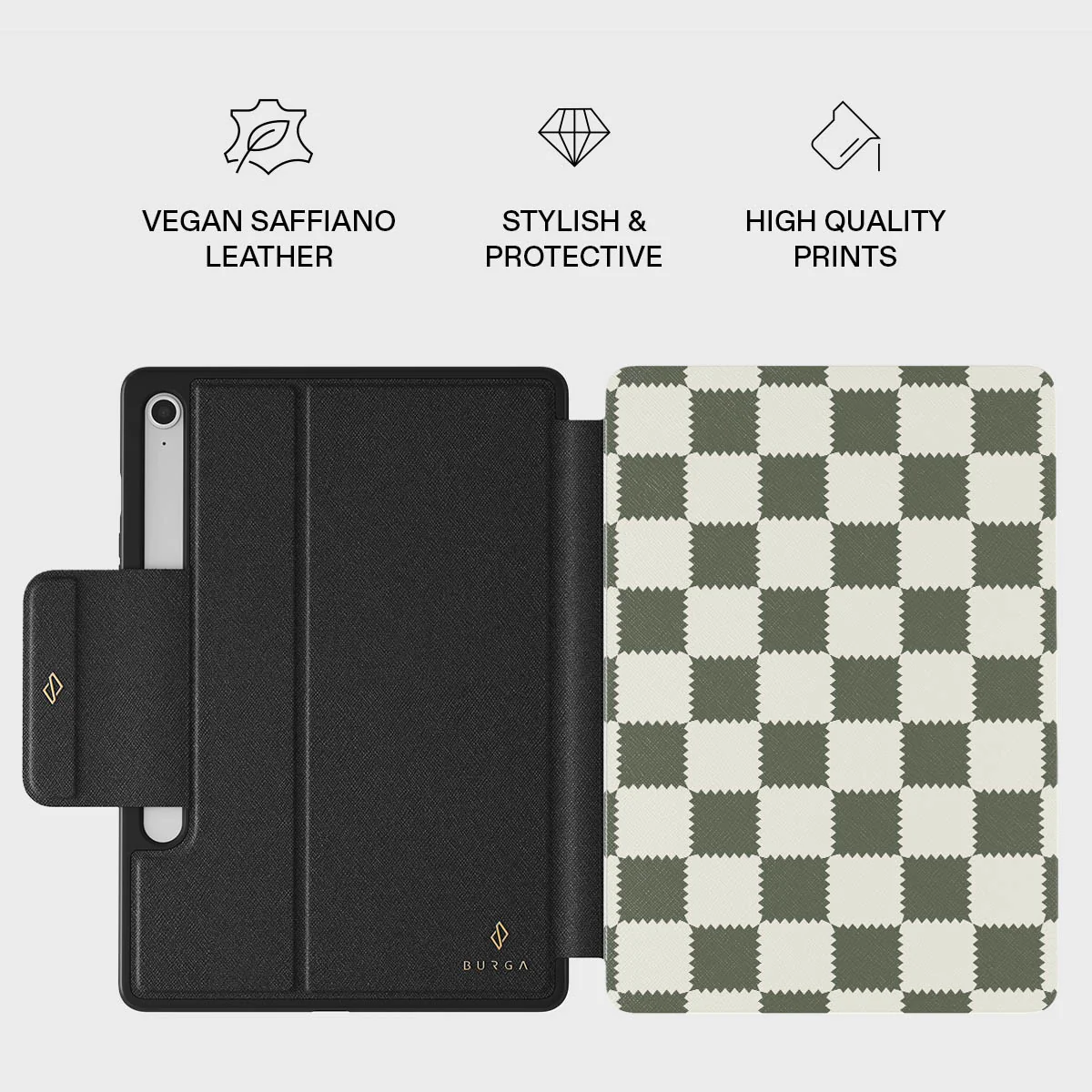 Retro Grid - Samsung Galaxy Tab S10 FE Case - Image 2