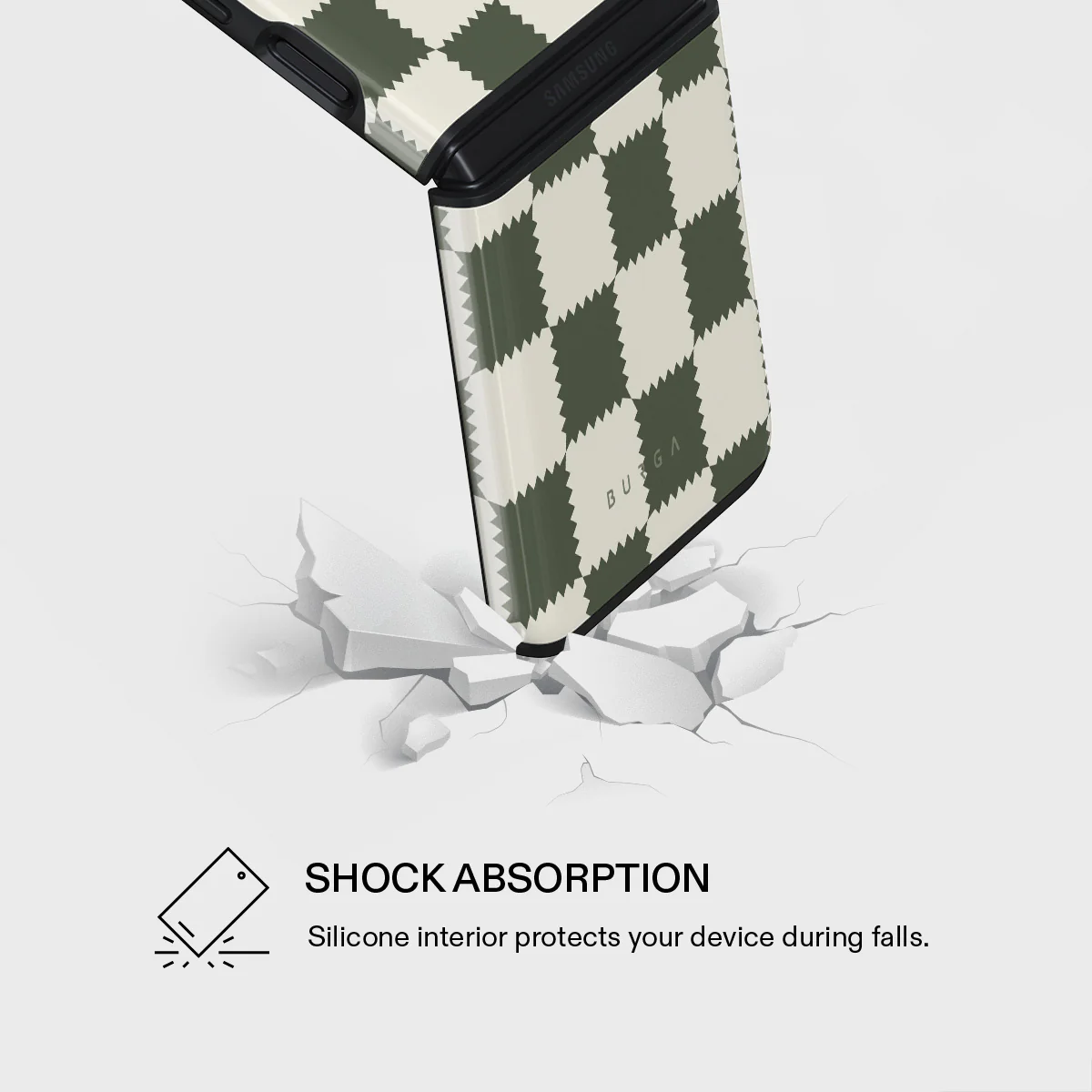 Retro Grid - Samsung Galaxy Z Flip 3 Case - Image 4