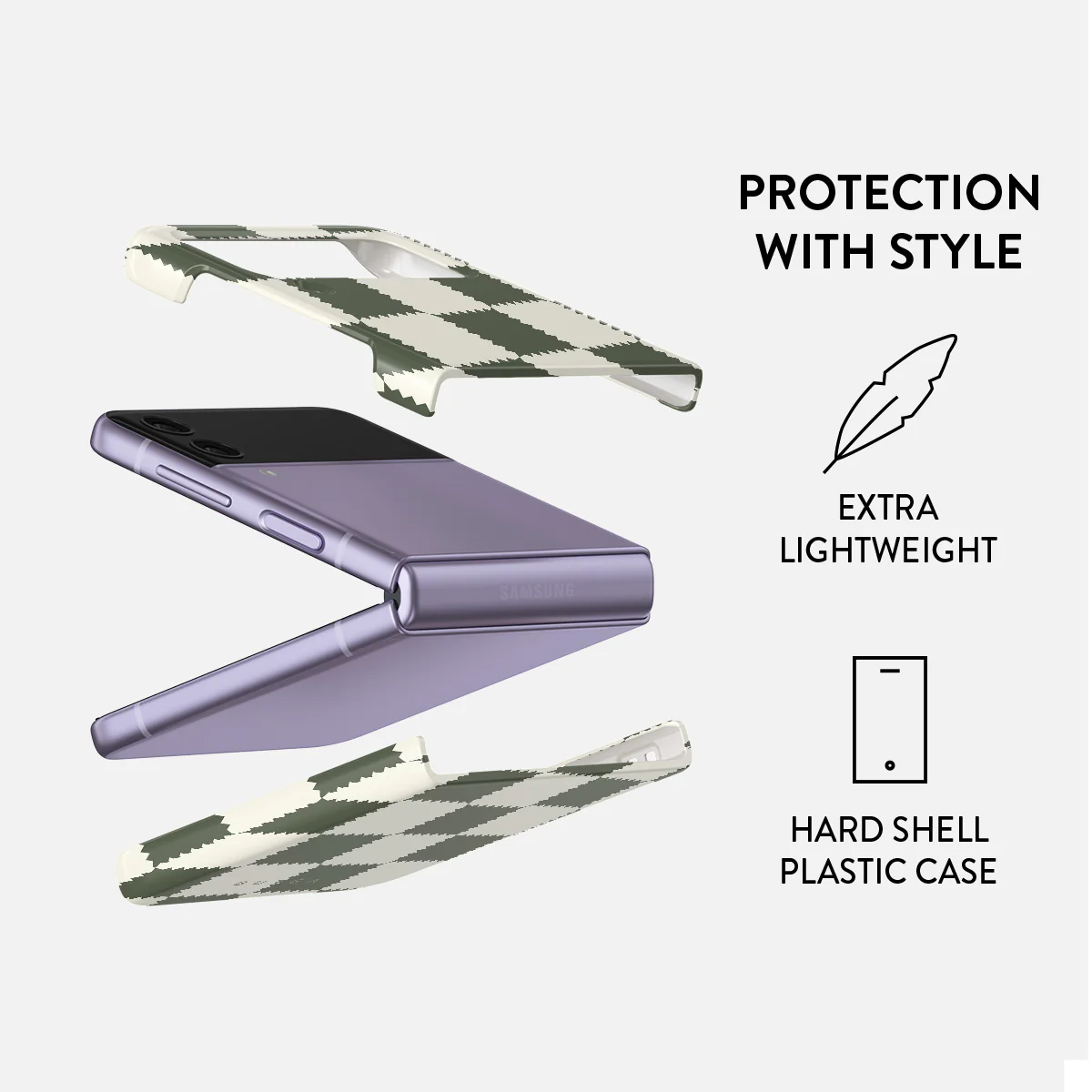 Retro Grid - Samsung Galaxy Z Flip 4 Case - Image 2