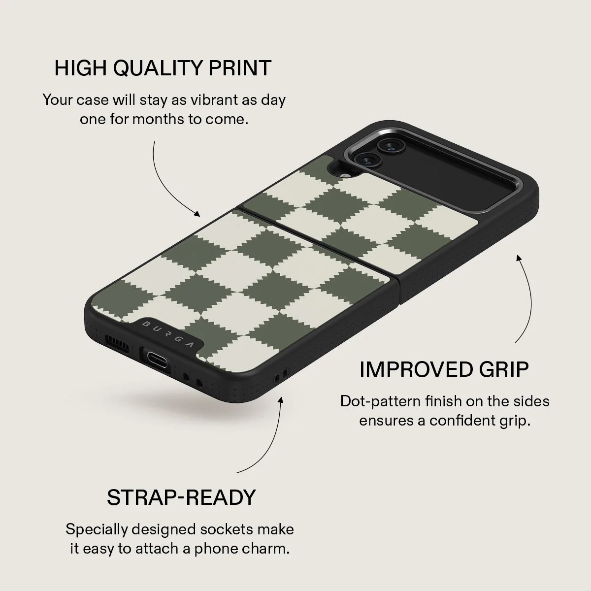 Retro Grid - Samsung Galaxy Z Flip 4 Case - Image 24