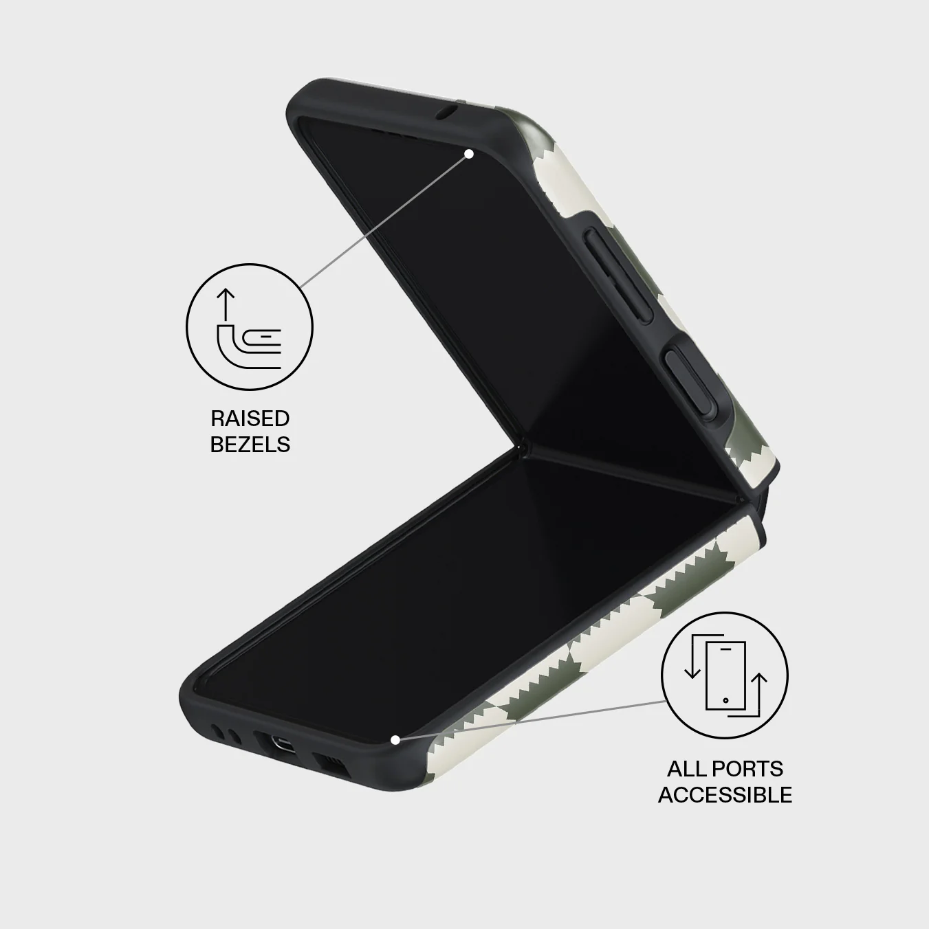 Retro Grid - Samsung Galaxy Z Flip 4 Case - Image 9