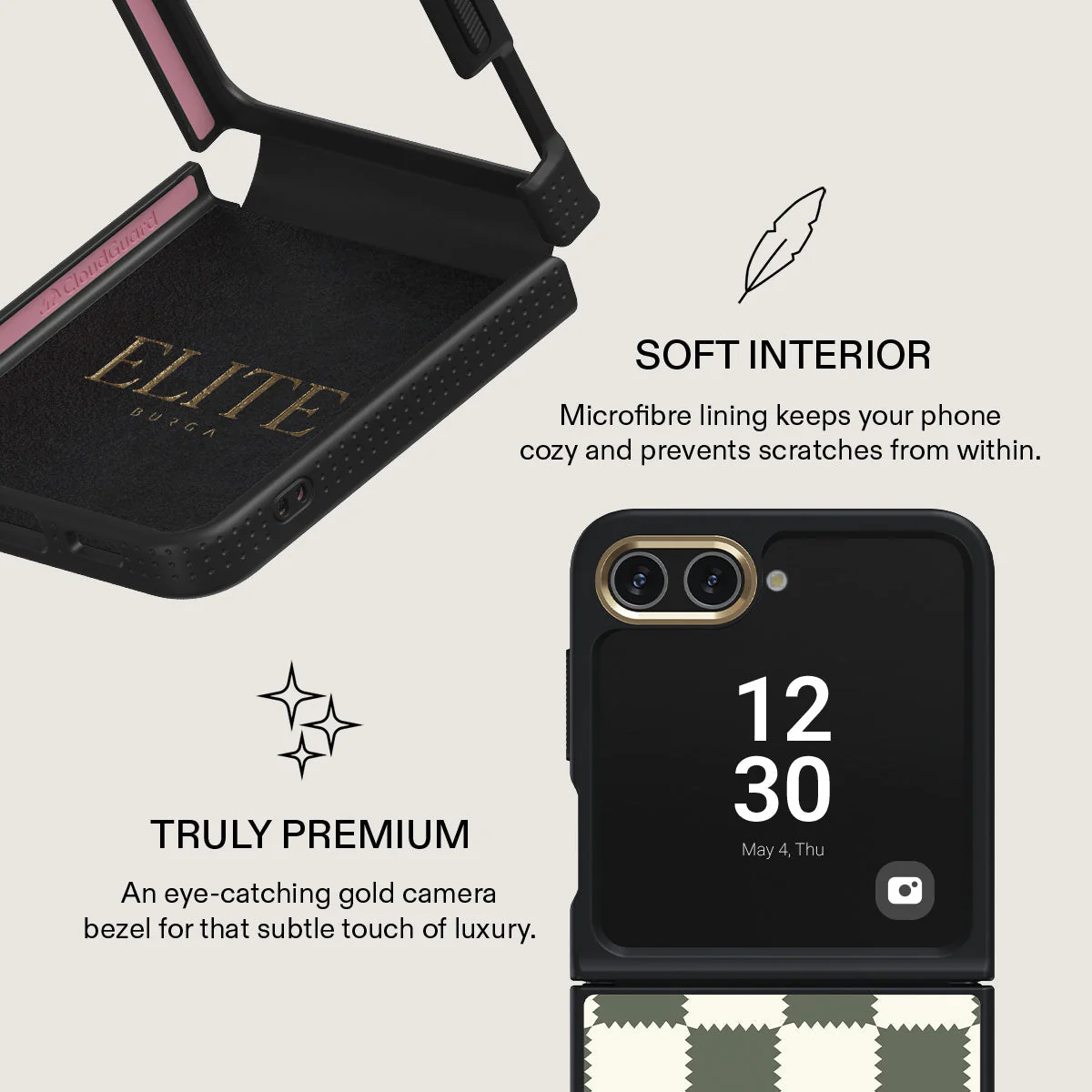 Retro Grid - Samsung Galaxy Z Flip 5 Case - Image 13