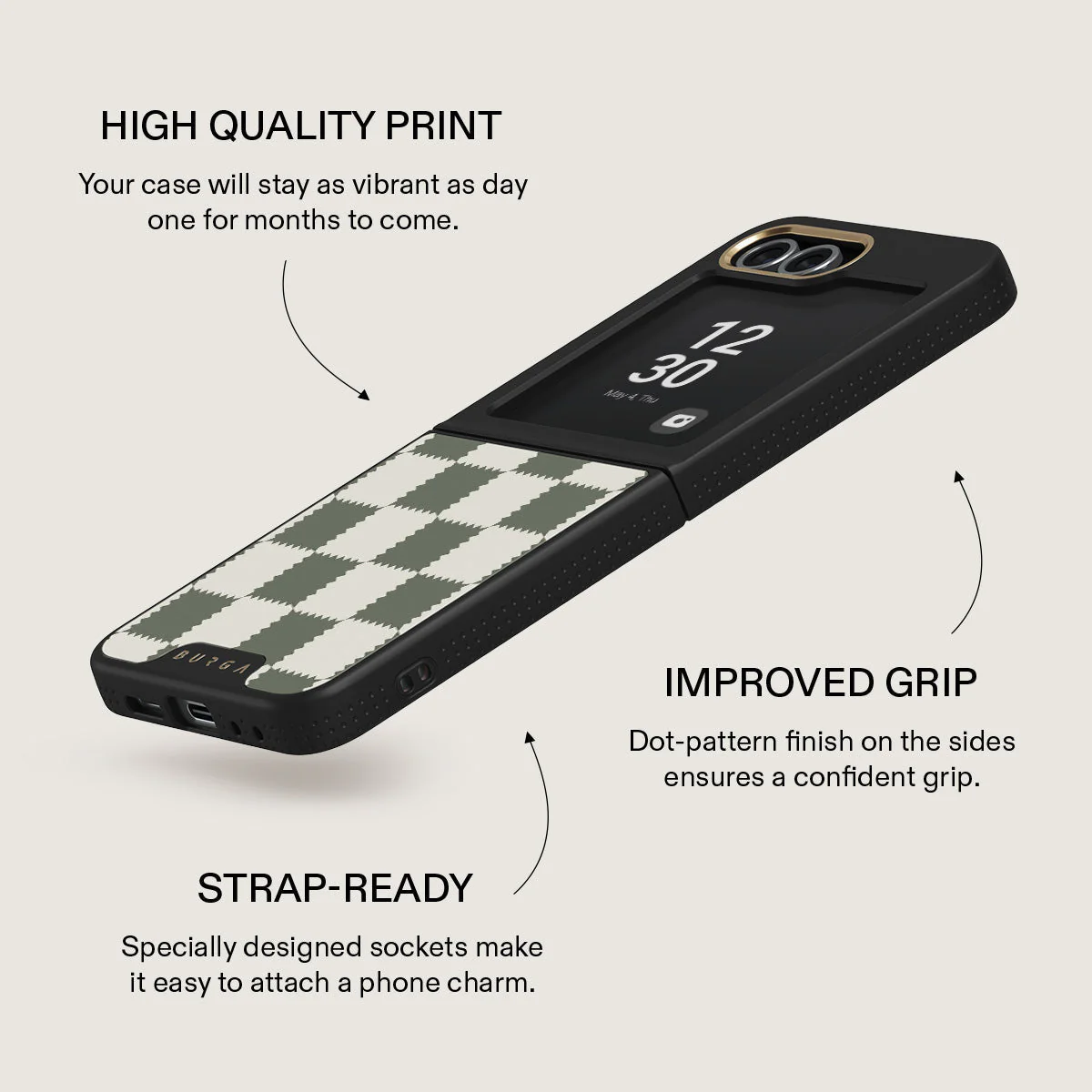 Retro Grid - Samsung Galaxy Z Flip 6 Case - Image 10