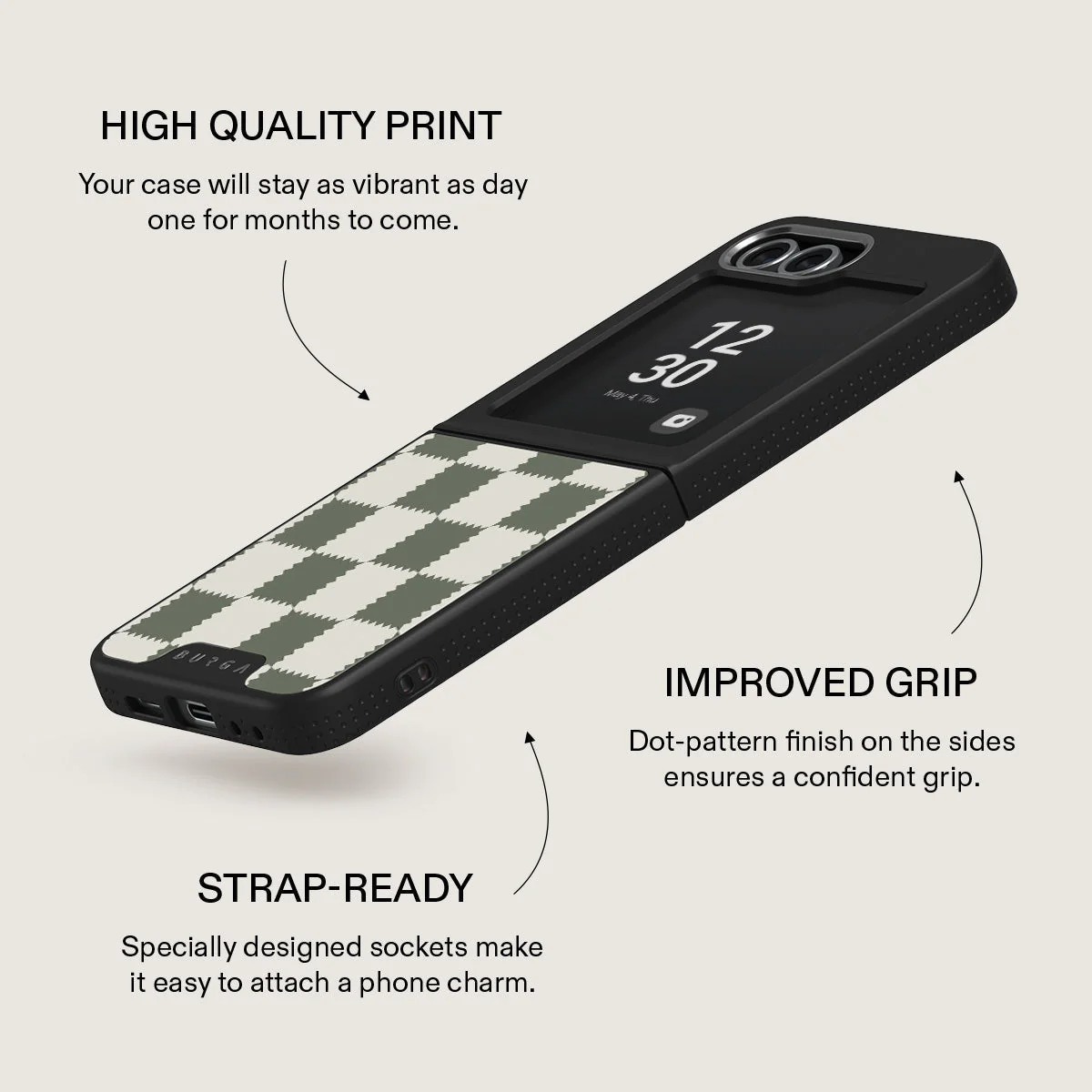 Retro Grid - Samsung Galaxy Z Flip 6 Case - Image 17
