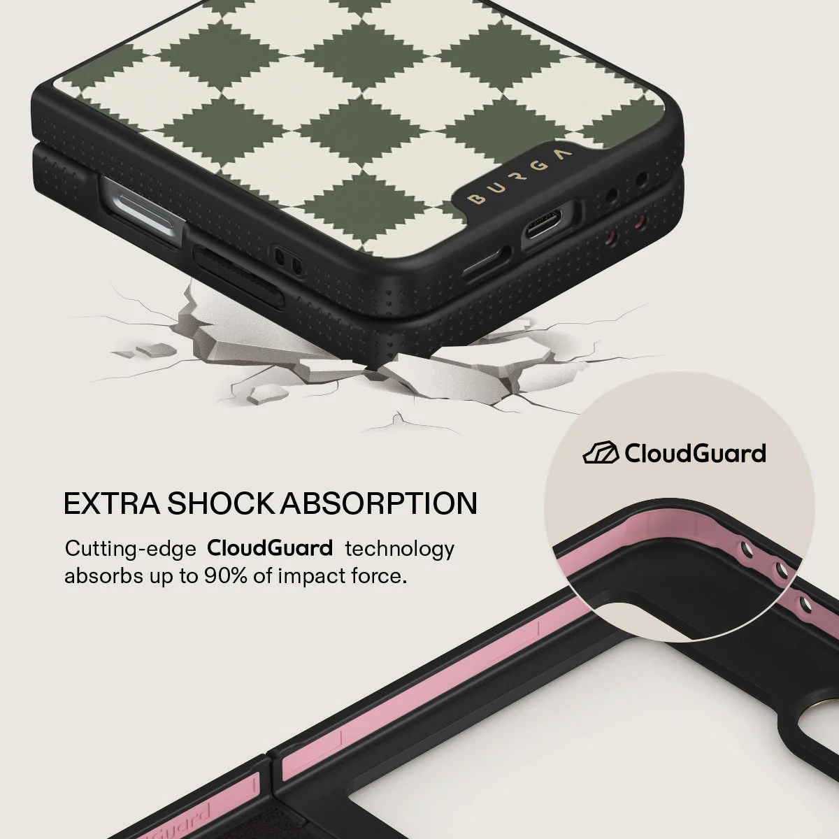 Retro Grid - Samsung Galaxy Z Flip 6 Case - Image 8