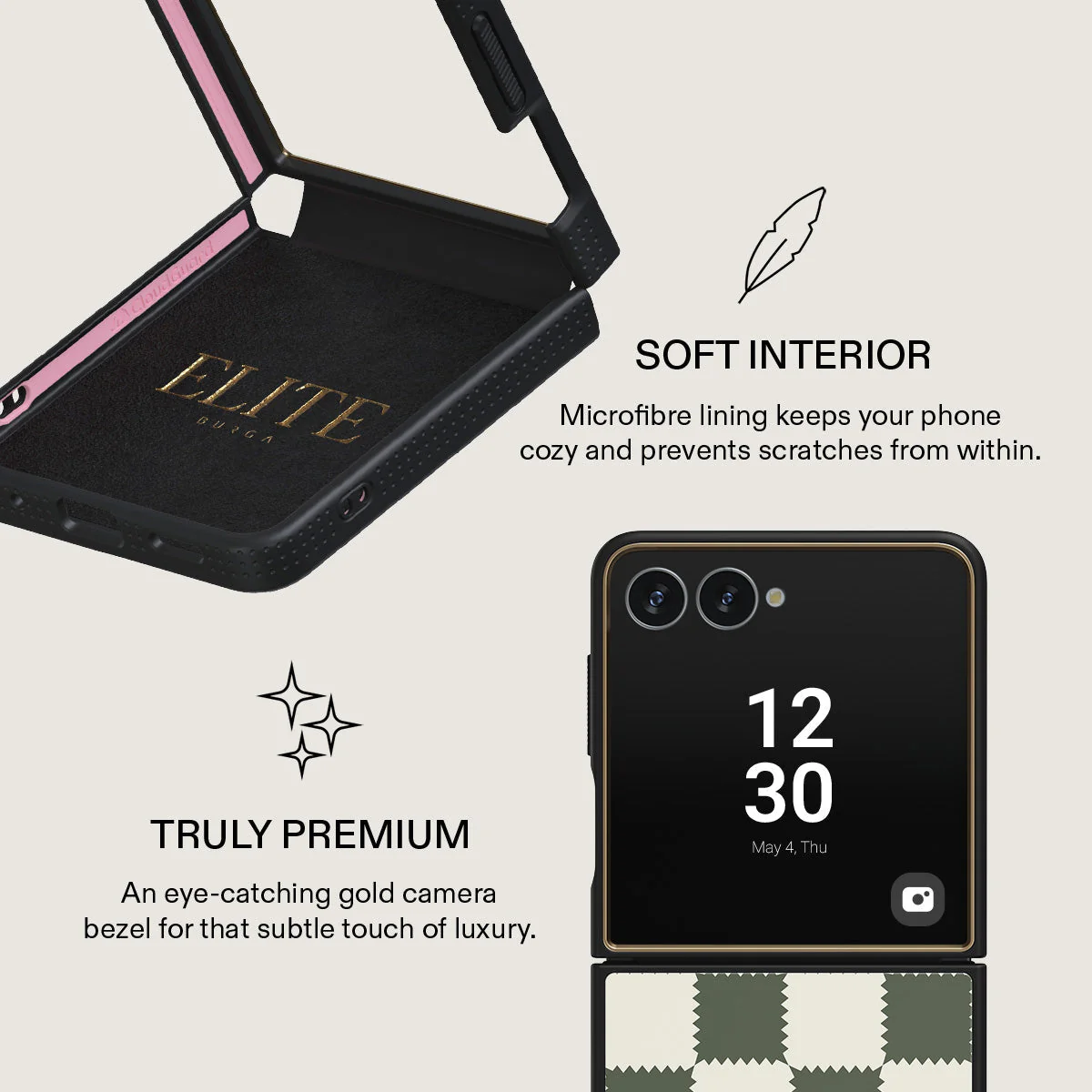 Retro Grid - Samsung Galaxy Z Flip 7 Case - Image 10
