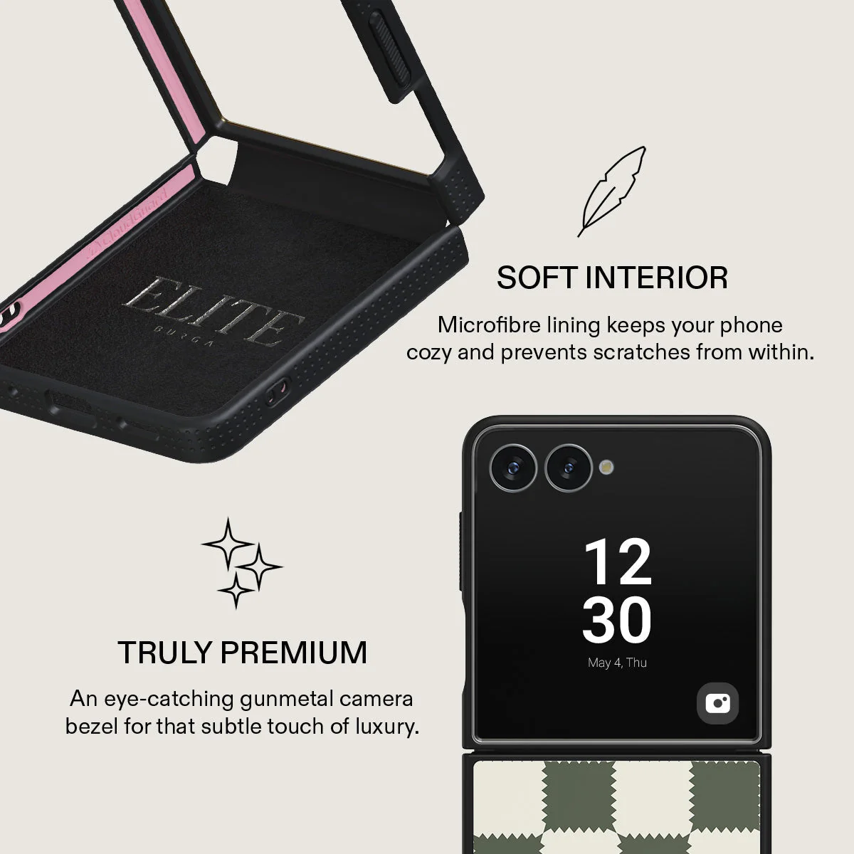 Retro Grid - Samsung Galaxy Z Flip 7 Case - Image 17
