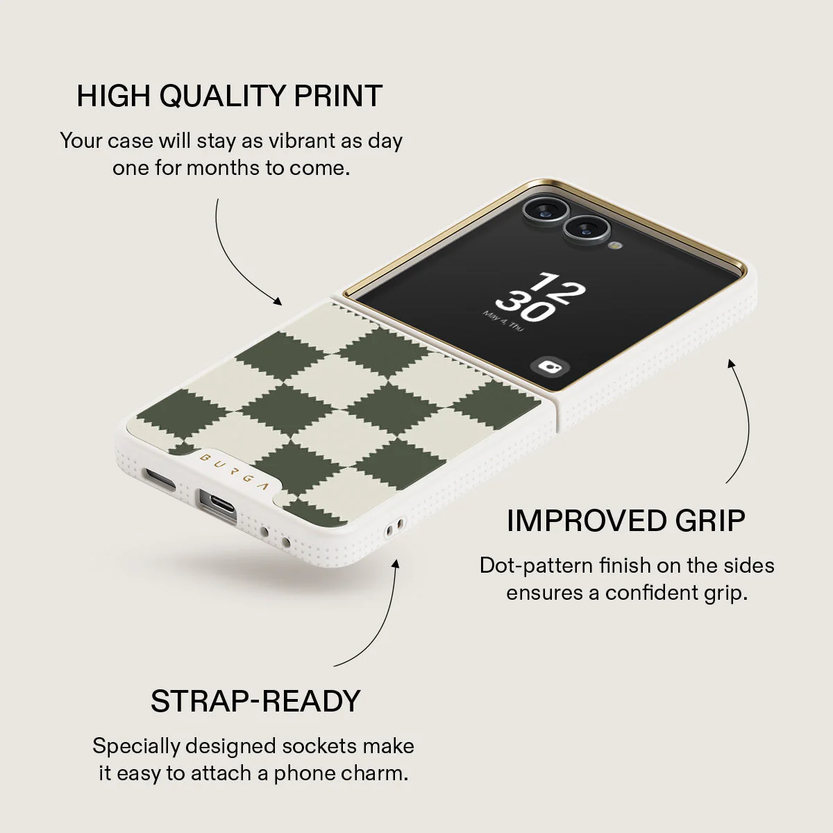 Retro Grid - Samsung Galaxy Z Flip 7 Case - Image 23