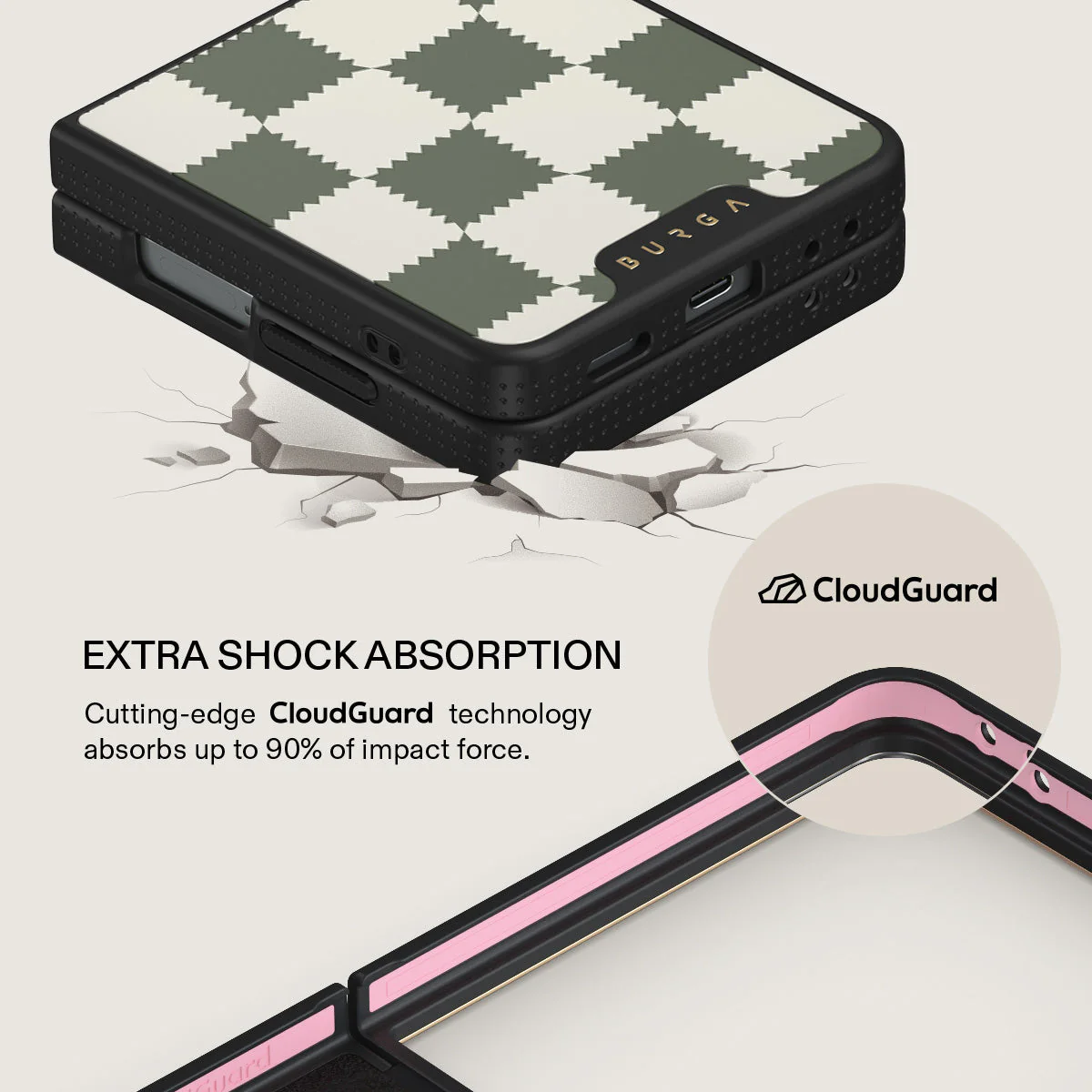 Retro Grid - Samsung Galaxy Z Flip 7 Case - Image 7