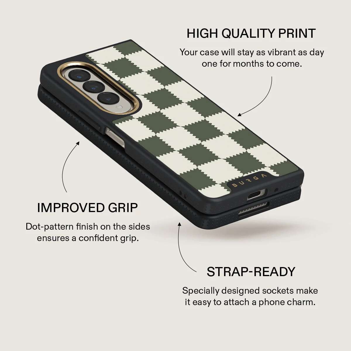 Retro Grid - Samsung Galaxy Z Fold 4 Case - Image 10