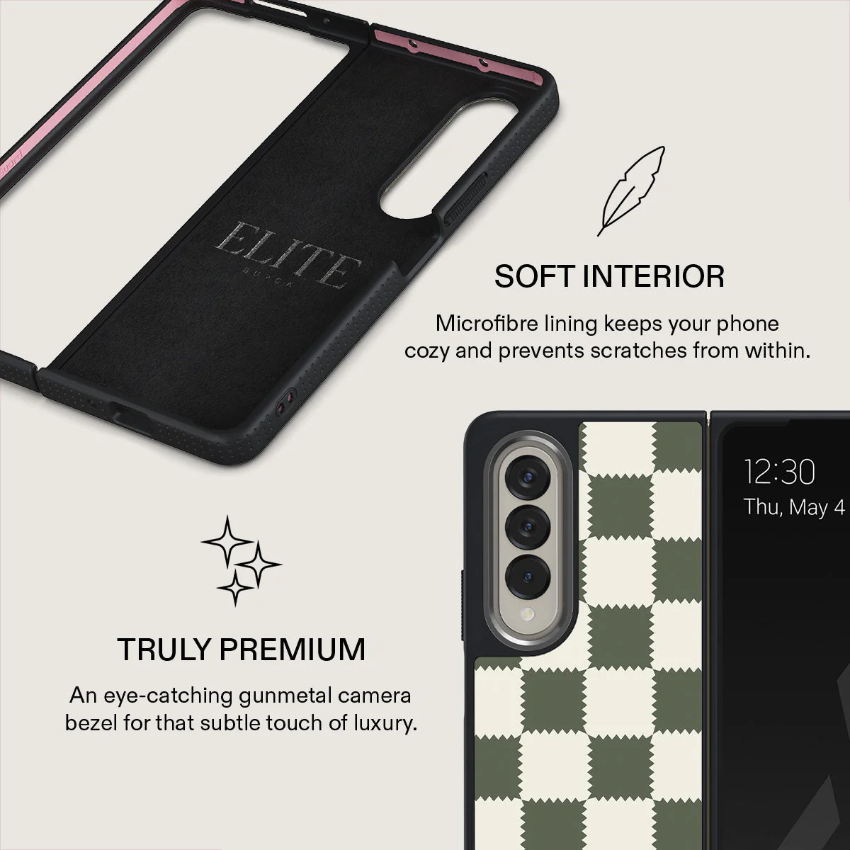 Retro Grid - Samsung Galaxy Z Fold 4 Case - Image 18