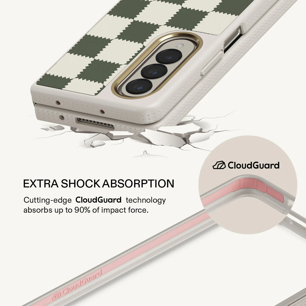 Retro Grid - Samsung Galaxy Z Fold 4 Case - Image 22