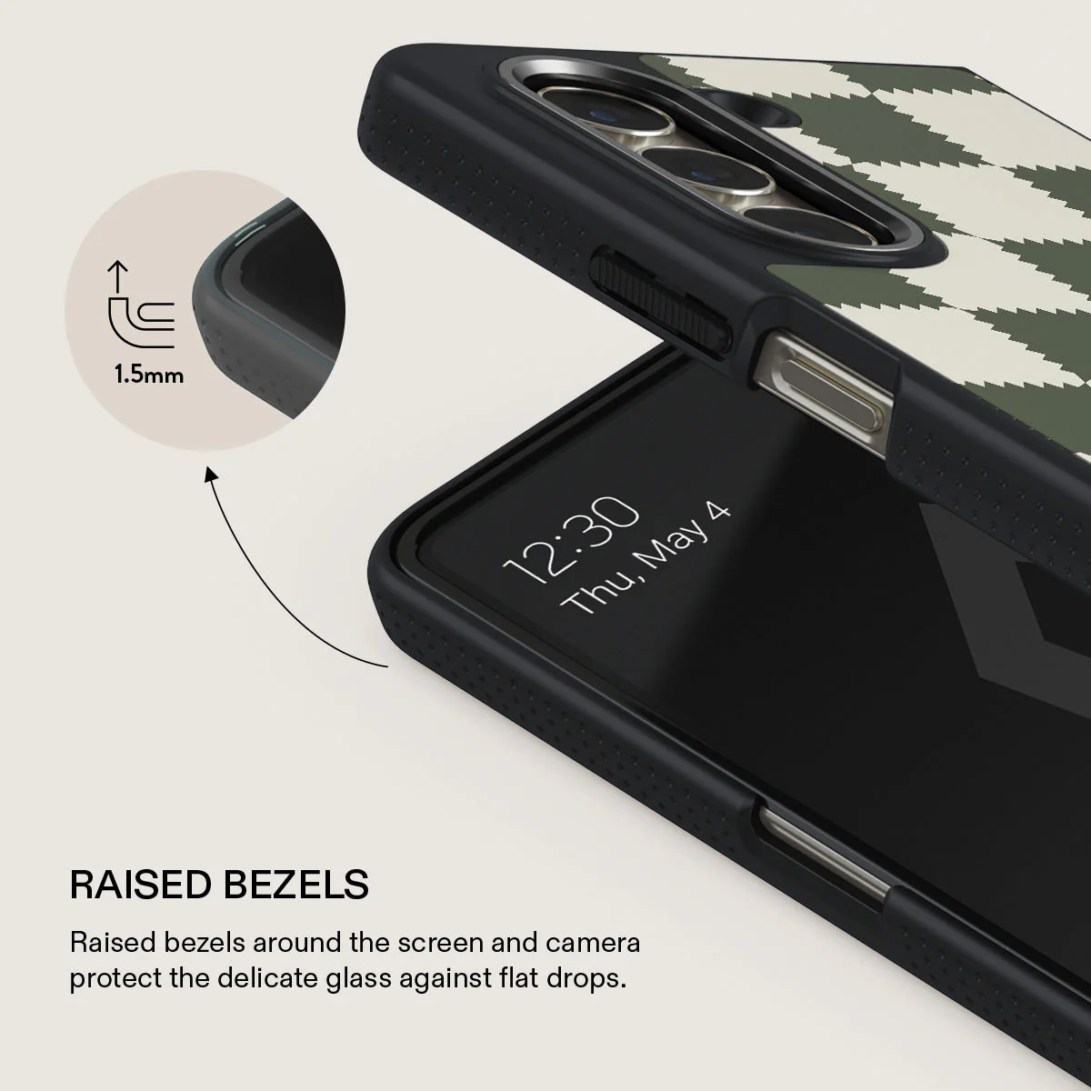 Retro Grid - Samsung Galaxy Z Fold 5 Case - Image 11