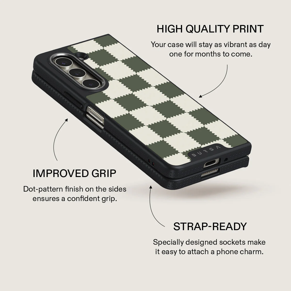Retro Grid - Samsung Galaxy Z Fold 5 Case - Image 12