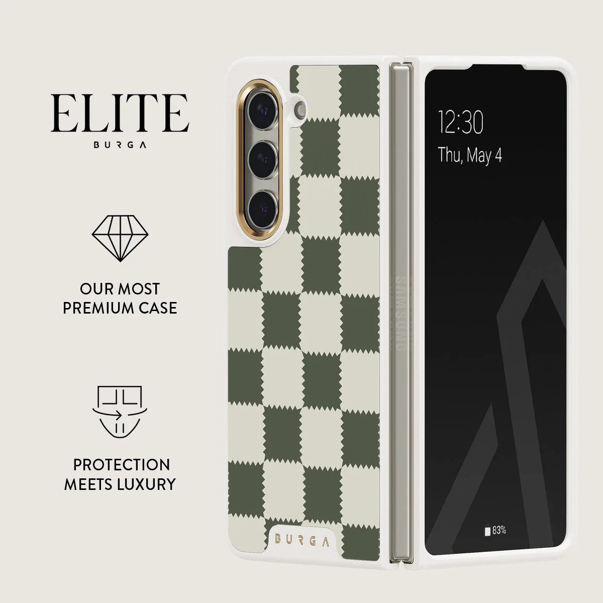 Retro Grid - Samsung Galaxy Z Fold 5 Case - Image 16