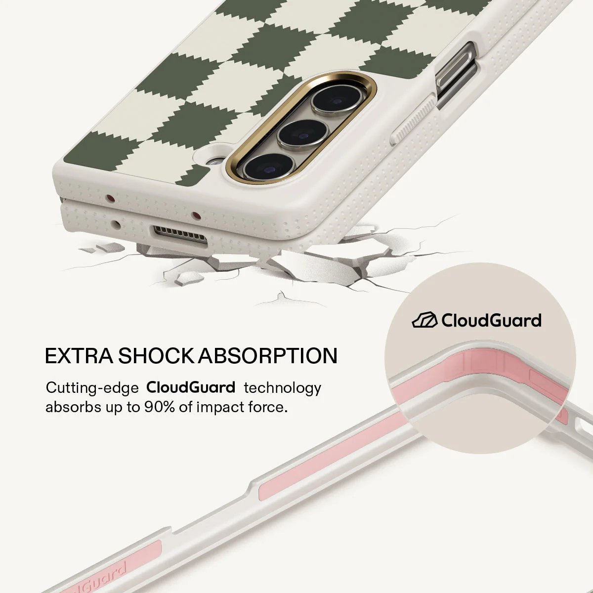 Retro Grid - Samsung Galaxy Z Fold 5 Case - Image 17