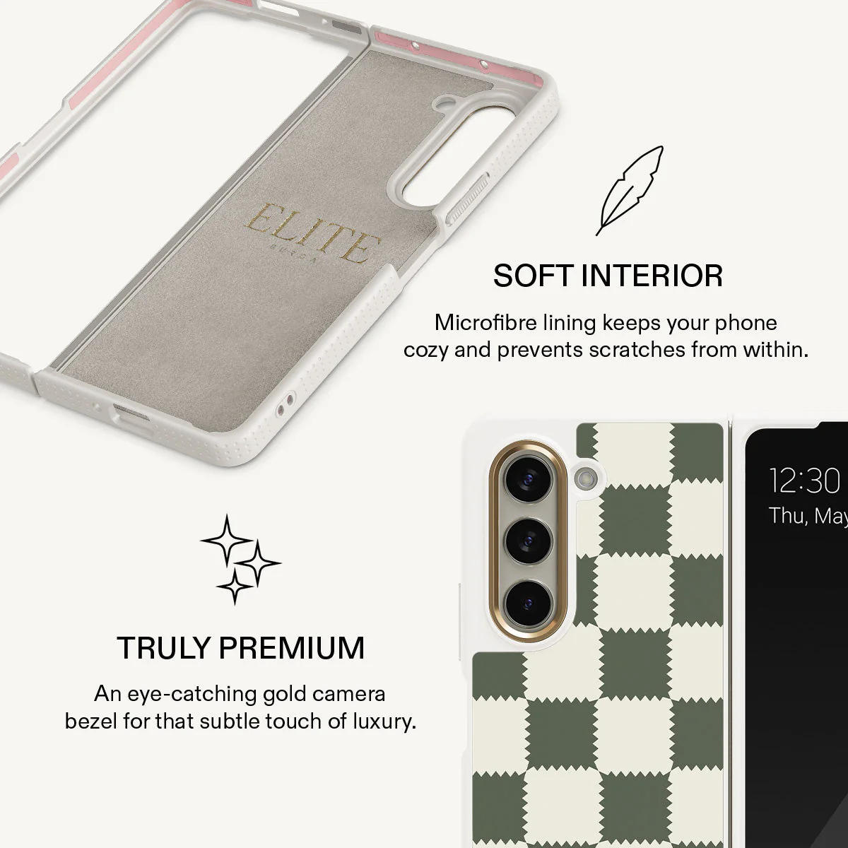 Retro Grid - Samsung Galaxy Z Fold 5 Case - Image 20