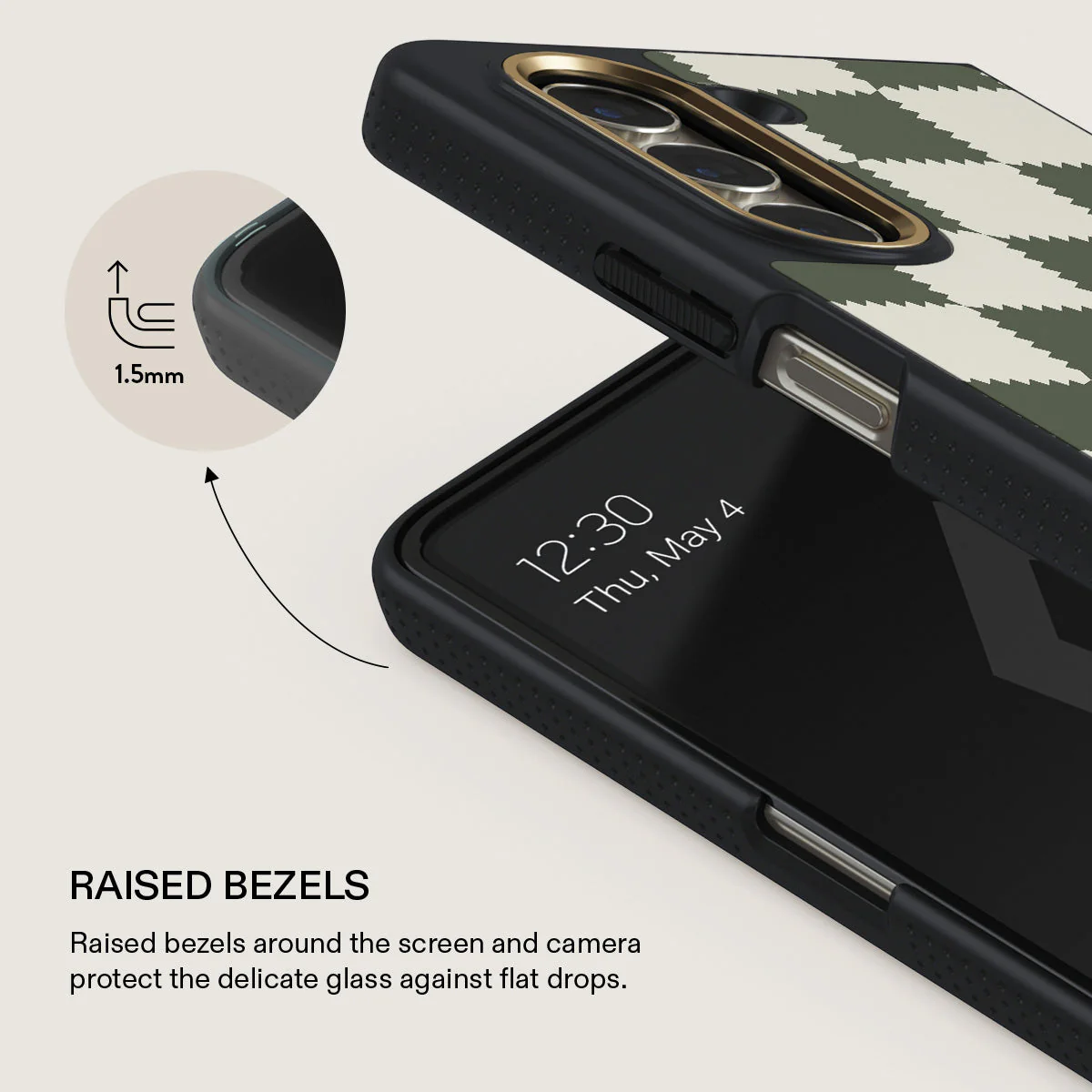 Retro Grid - Samsung Galaxy Z Fold 5 Case - Image 4