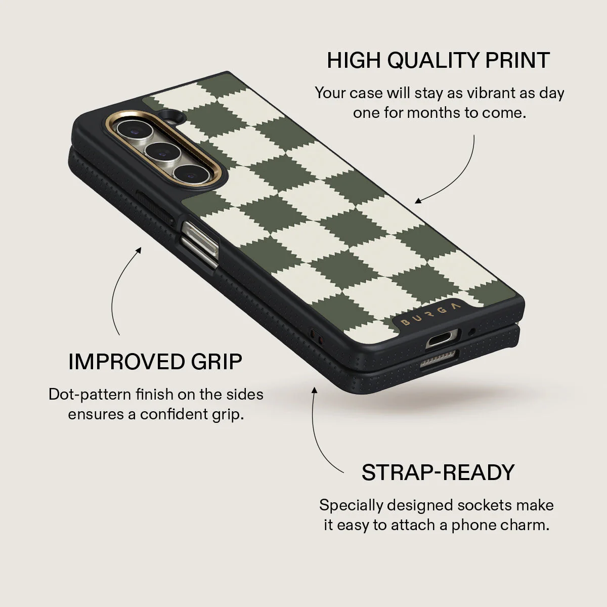 Retro Grid - Samsung Galaxy Z Fold 5 Case - Image 5