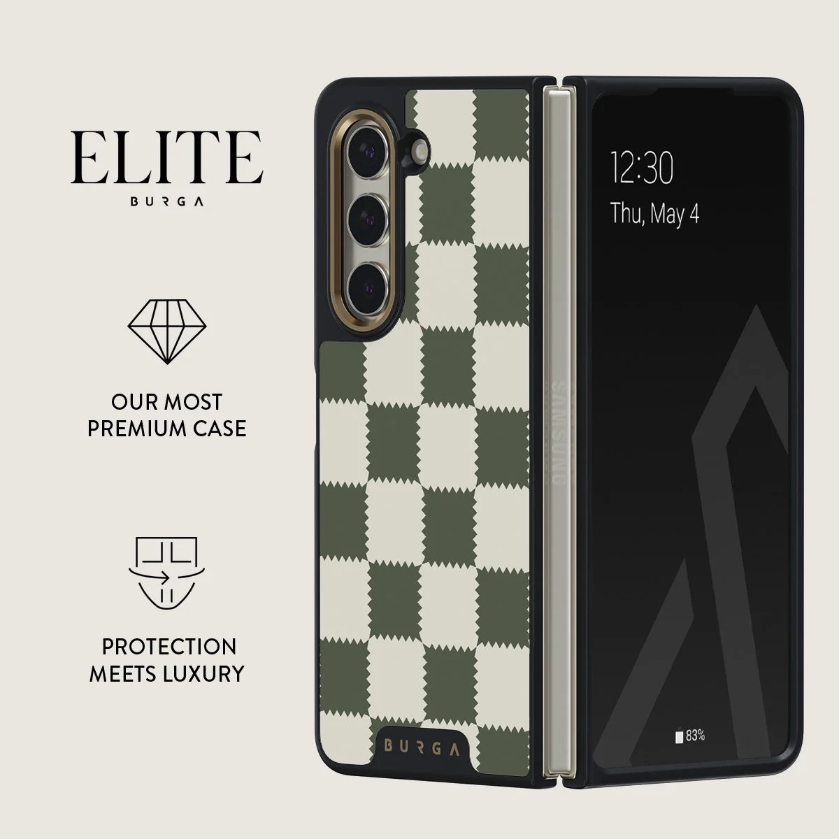 Retro Grid - Samsung Galaxy Z Fold 5 Case - Image 9