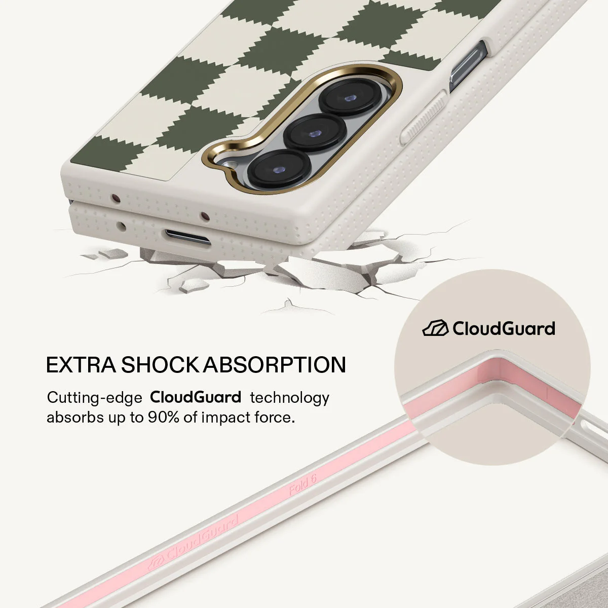 Retro Grid - Samsung Galaxy Z Fold 6 Case - Image 17